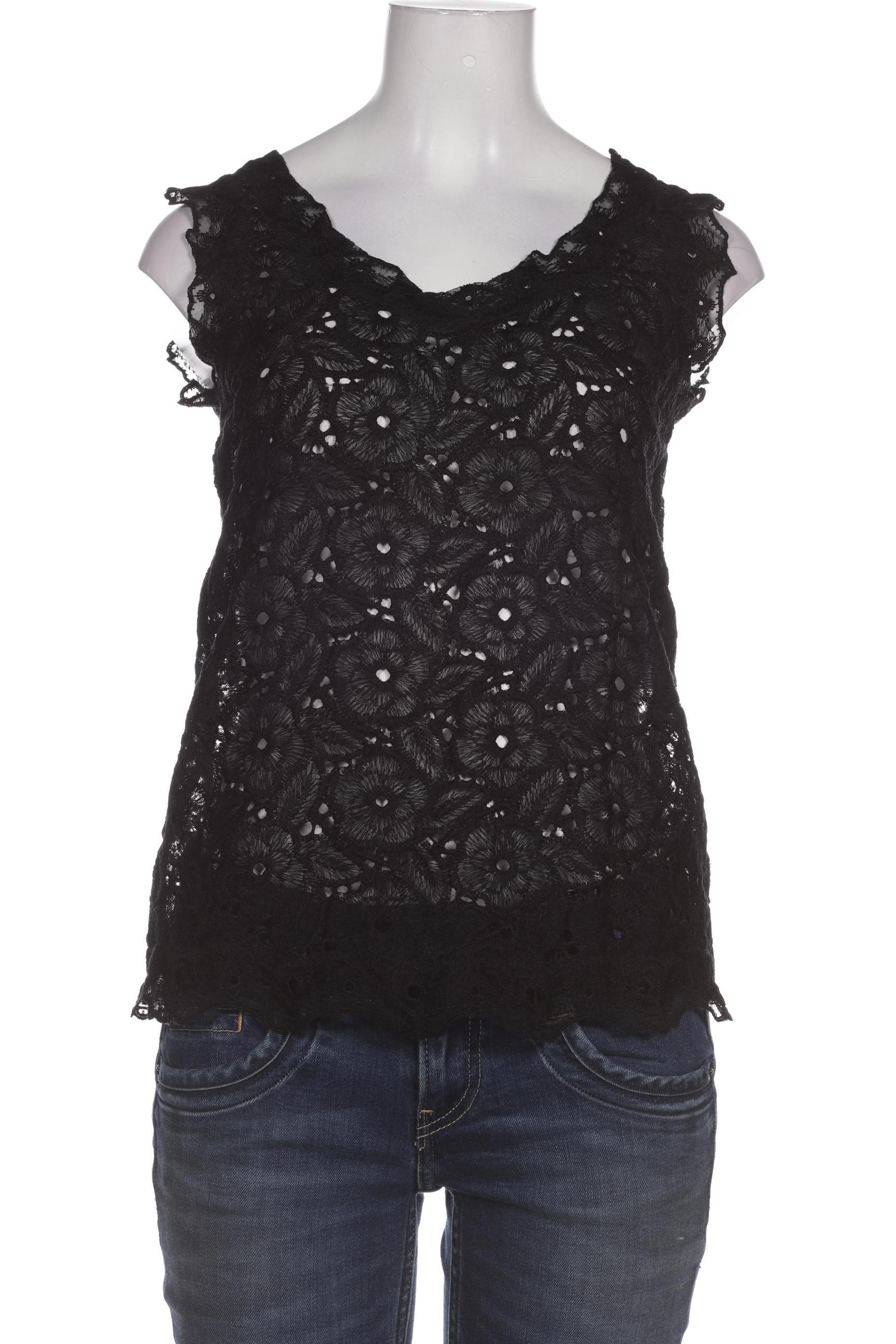 

Marc Cain Damen Bluse, schwarz, Gr.