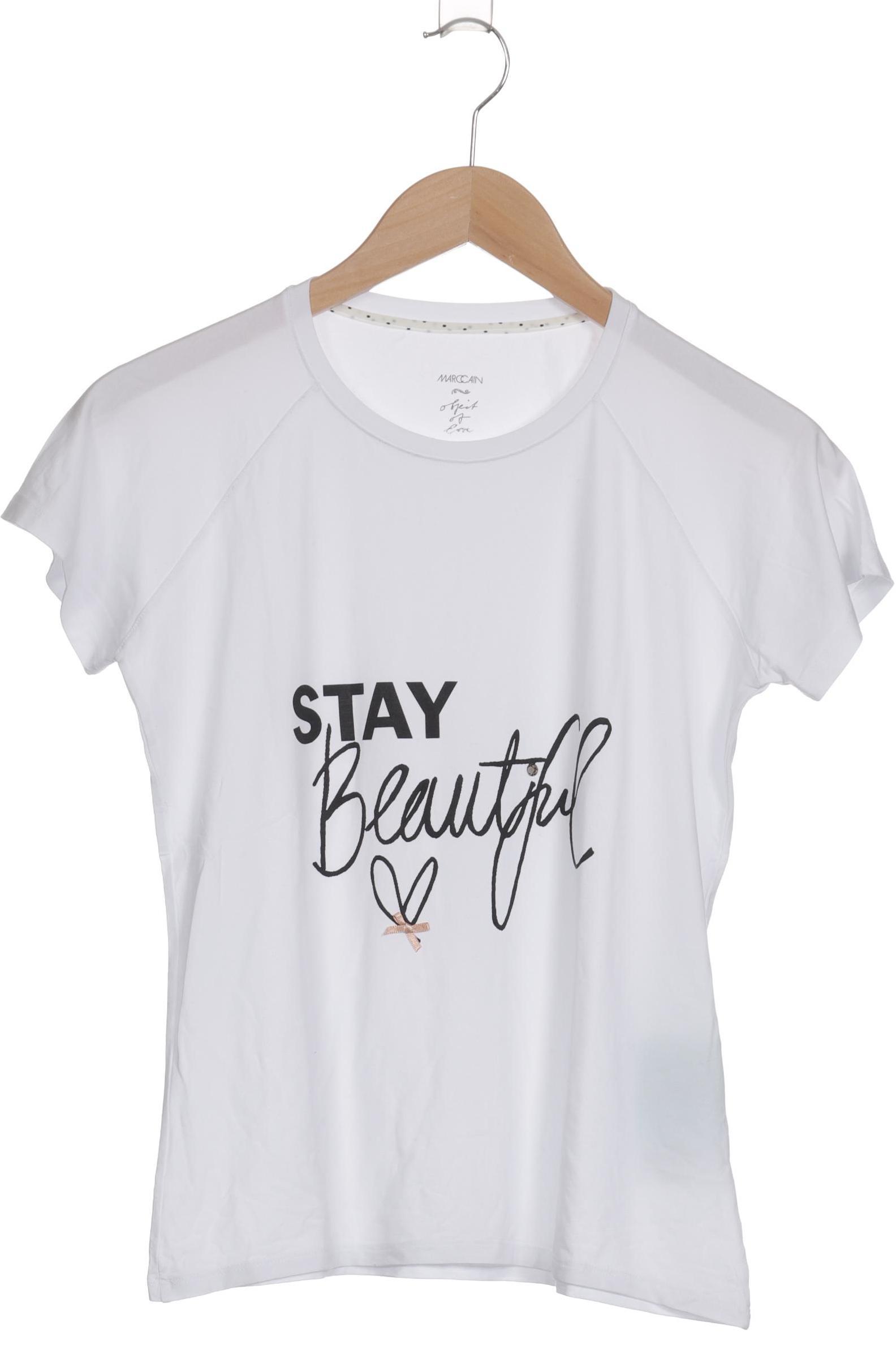 

Marc Cain Damen T-Shirt, weiß, Gr.