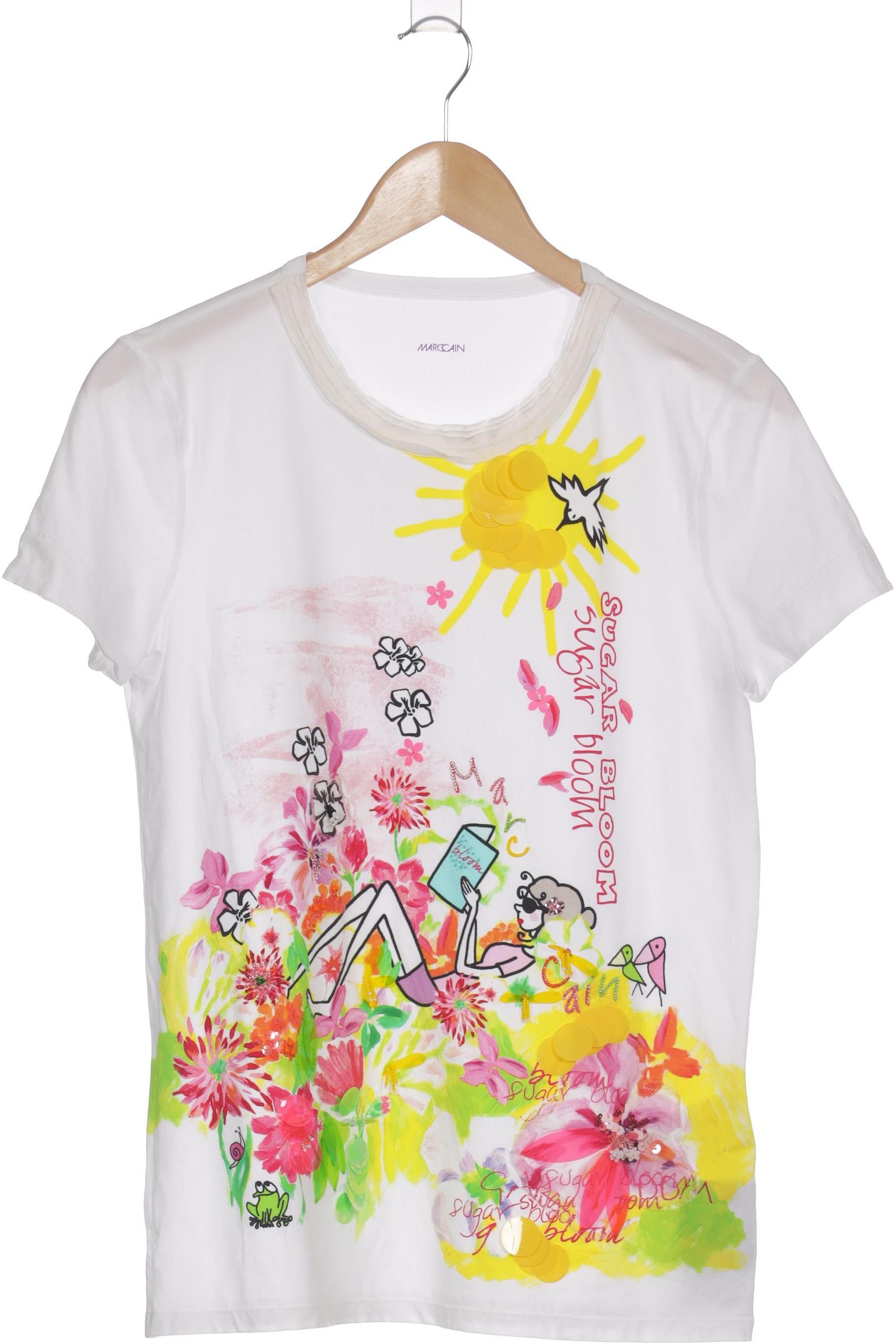 

Marc Cain Damen T-Shirt, weiß, Gr.