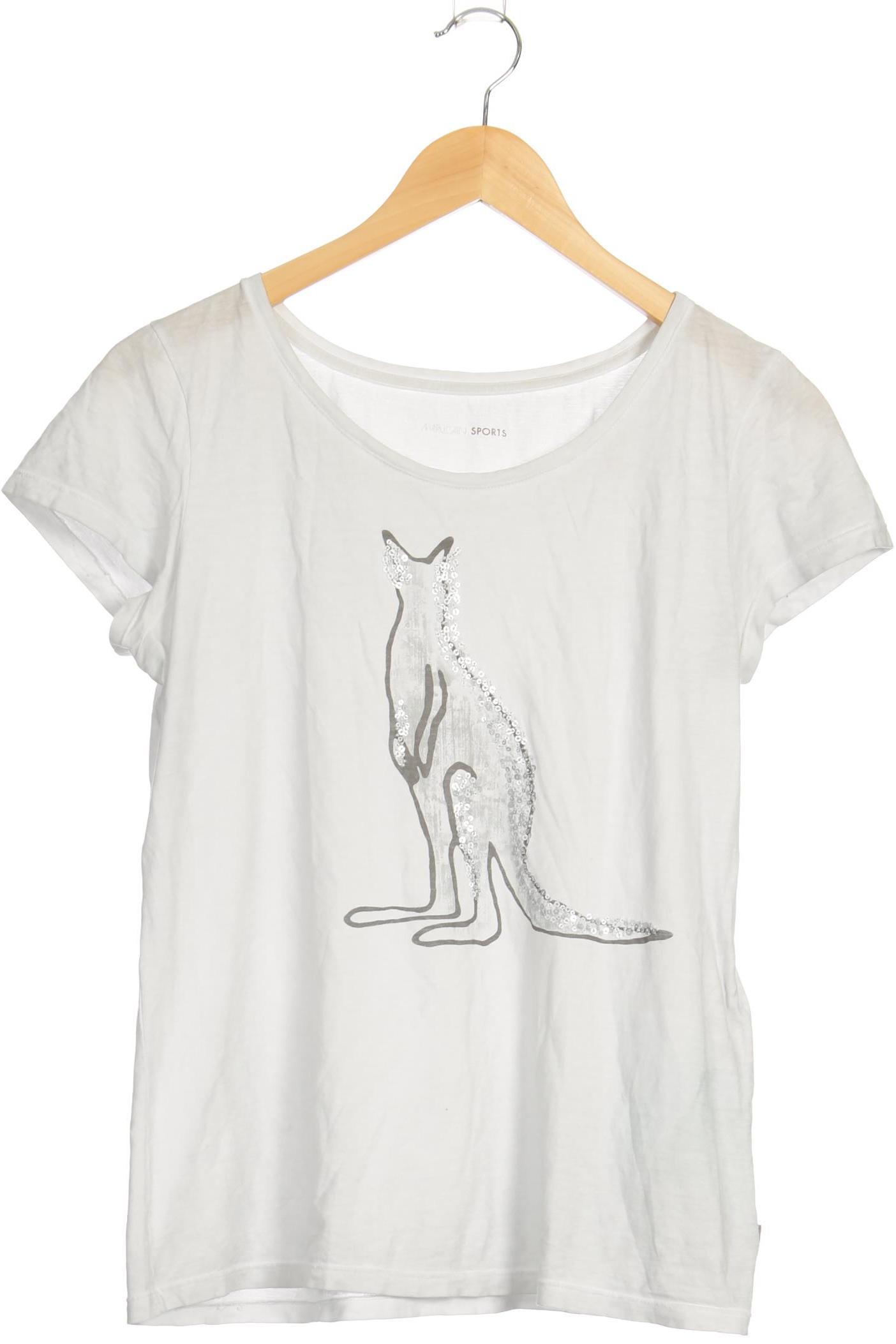 

Marc Cain Damen T-Shirt, weiß, Gr.