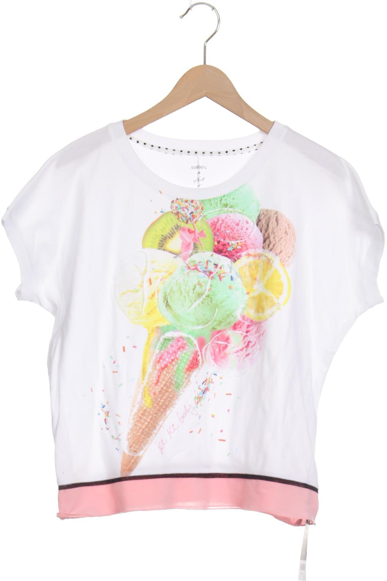 

Marc Cain Damen T-Shirt, weiß, Gr.