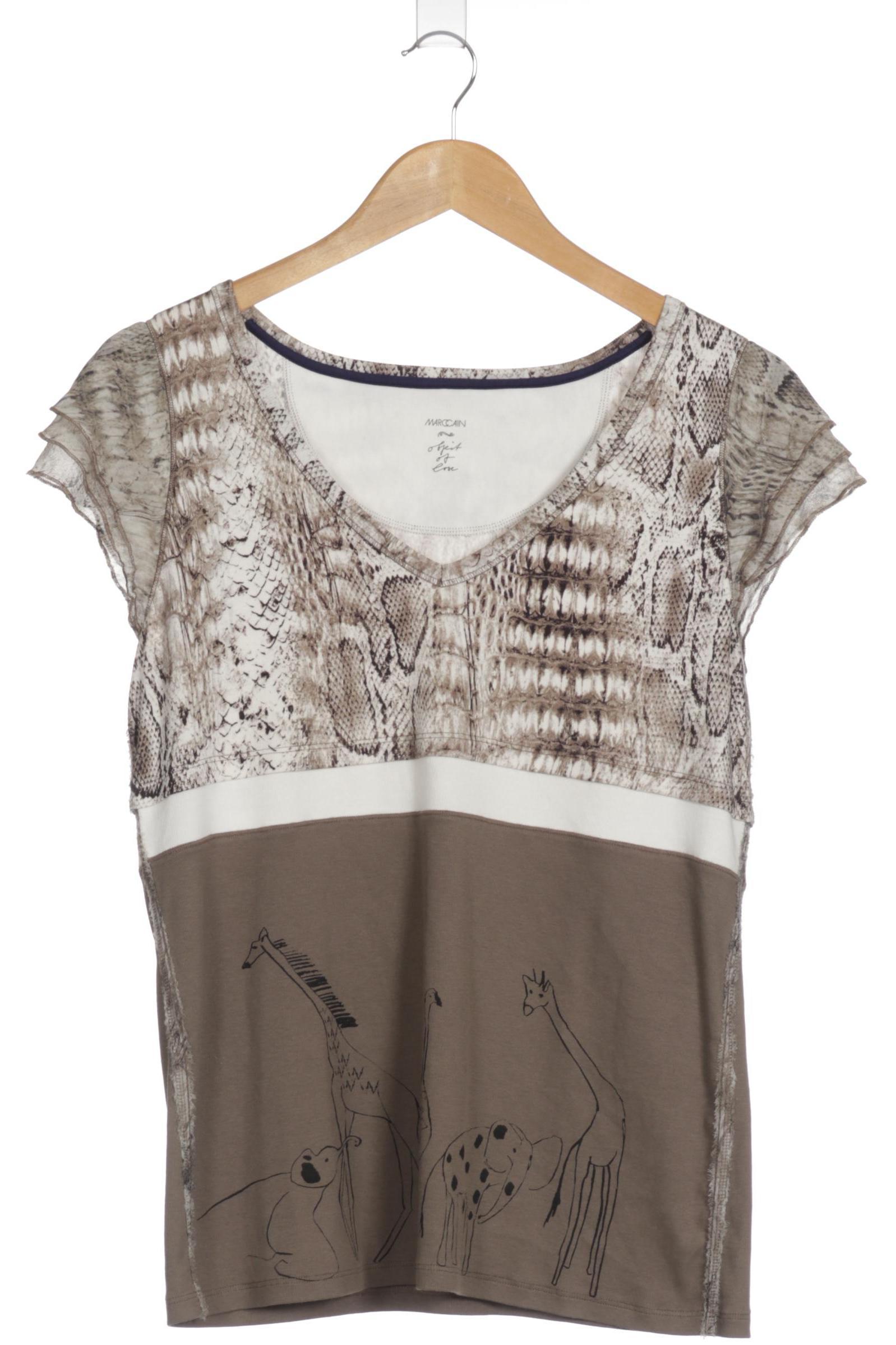 

Marc Cain Damen T-Shirt, braun, Gr.