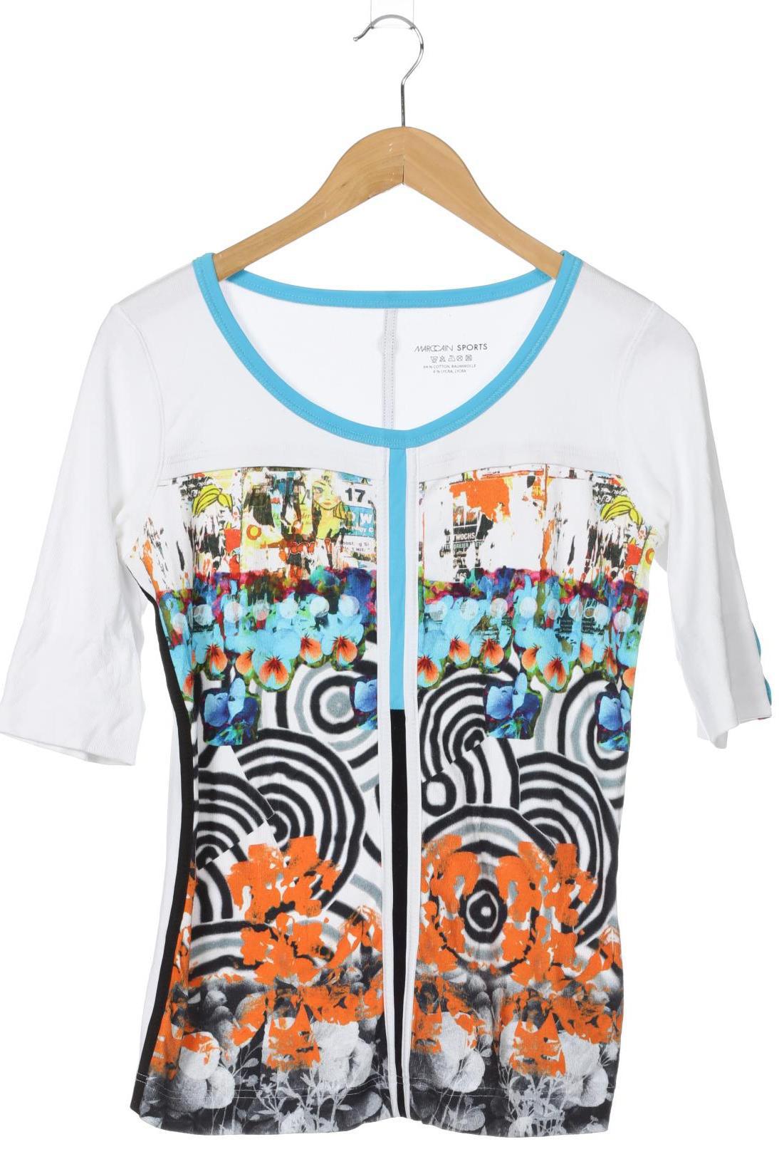 

Marc Cain Damen T-Shirt, weiß, Gr.