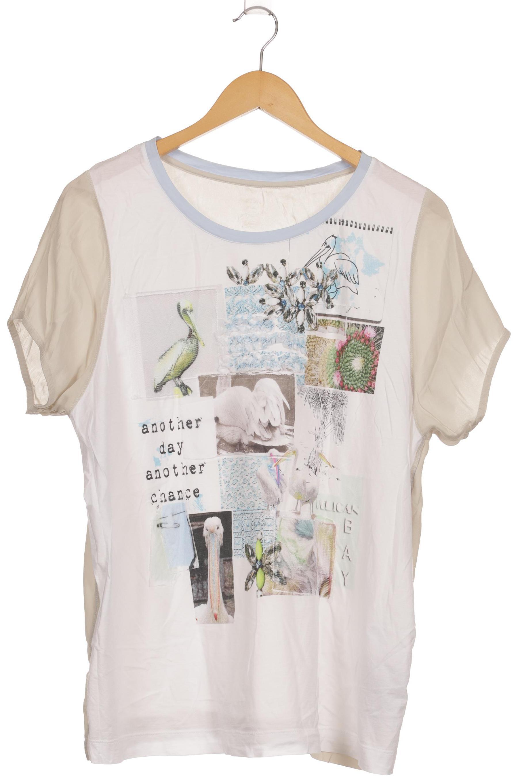 

Marc Cain Damen T-Shirt, weiß, Gr.