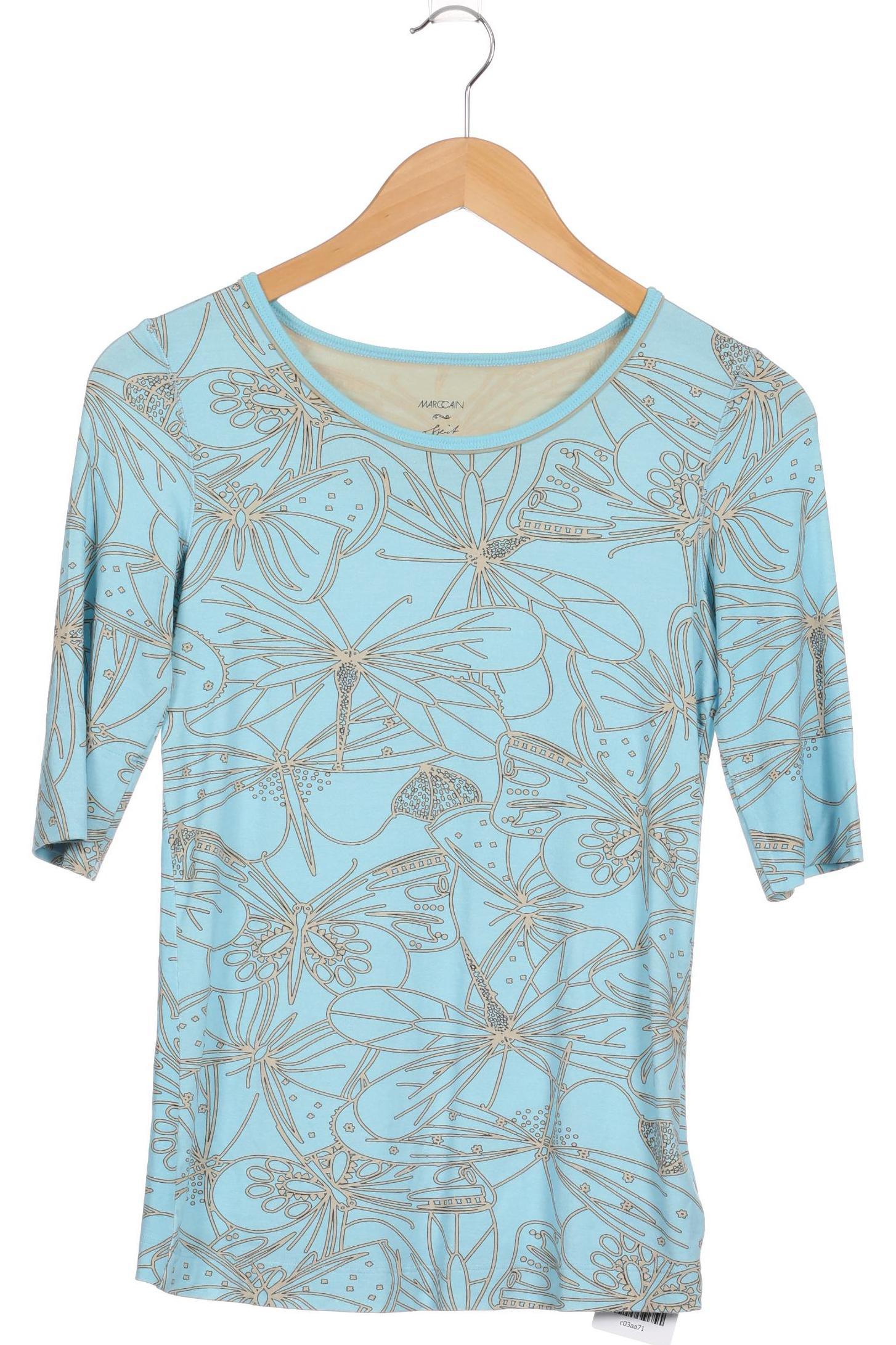 

Marc Cain Damen T-Shirt, blau, Gr.