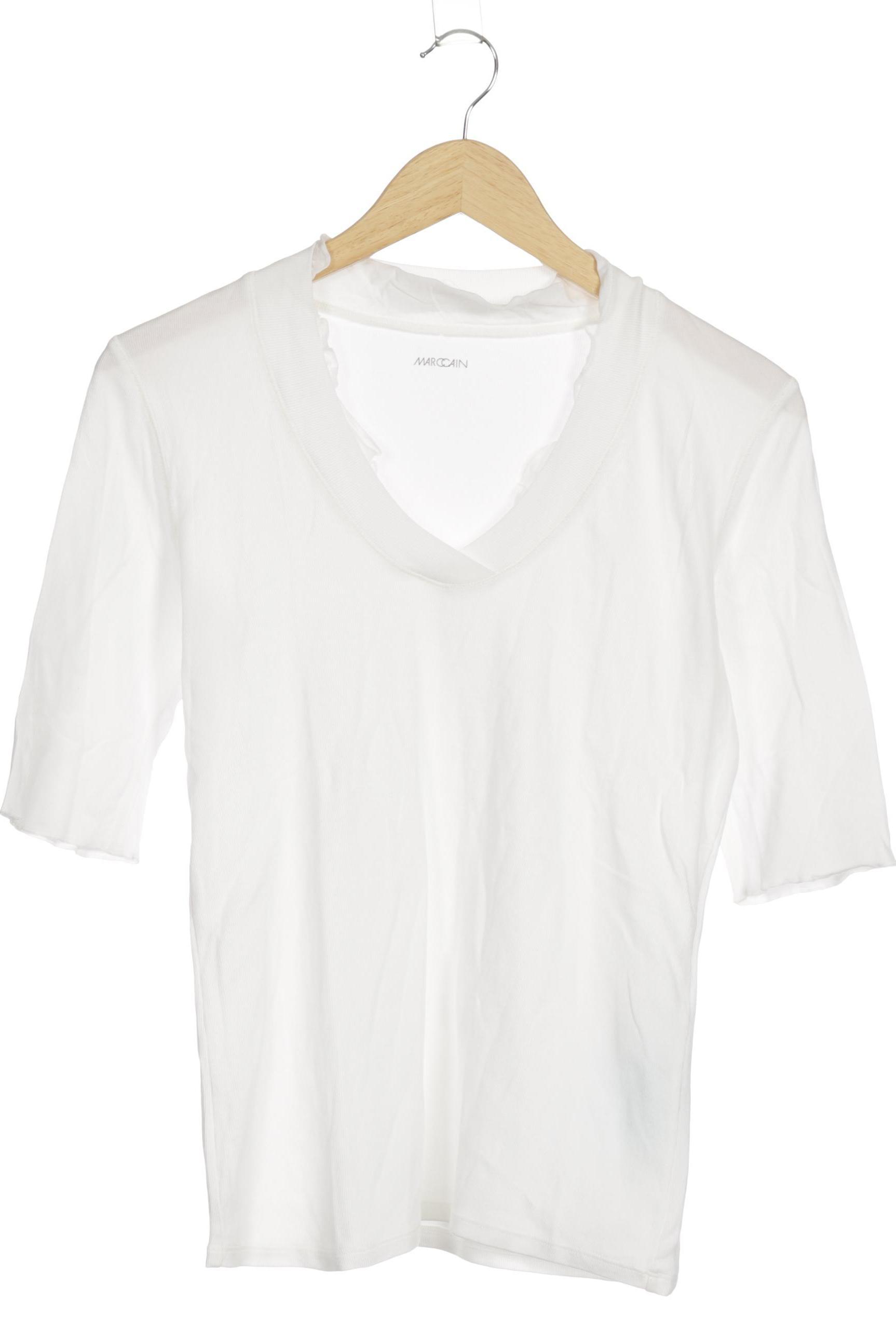 

Marc Cain Damen T-Shirt, weiß, Gr.