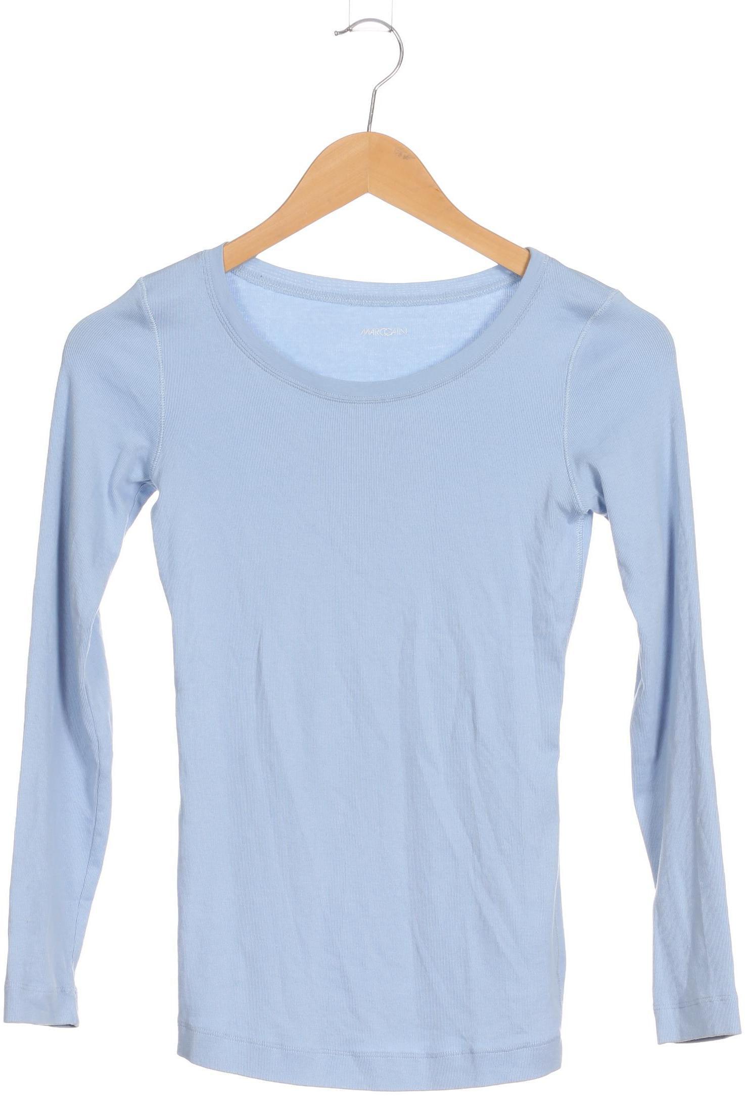 

Marc Cain Damen Langarmshirt, blau, Gr.