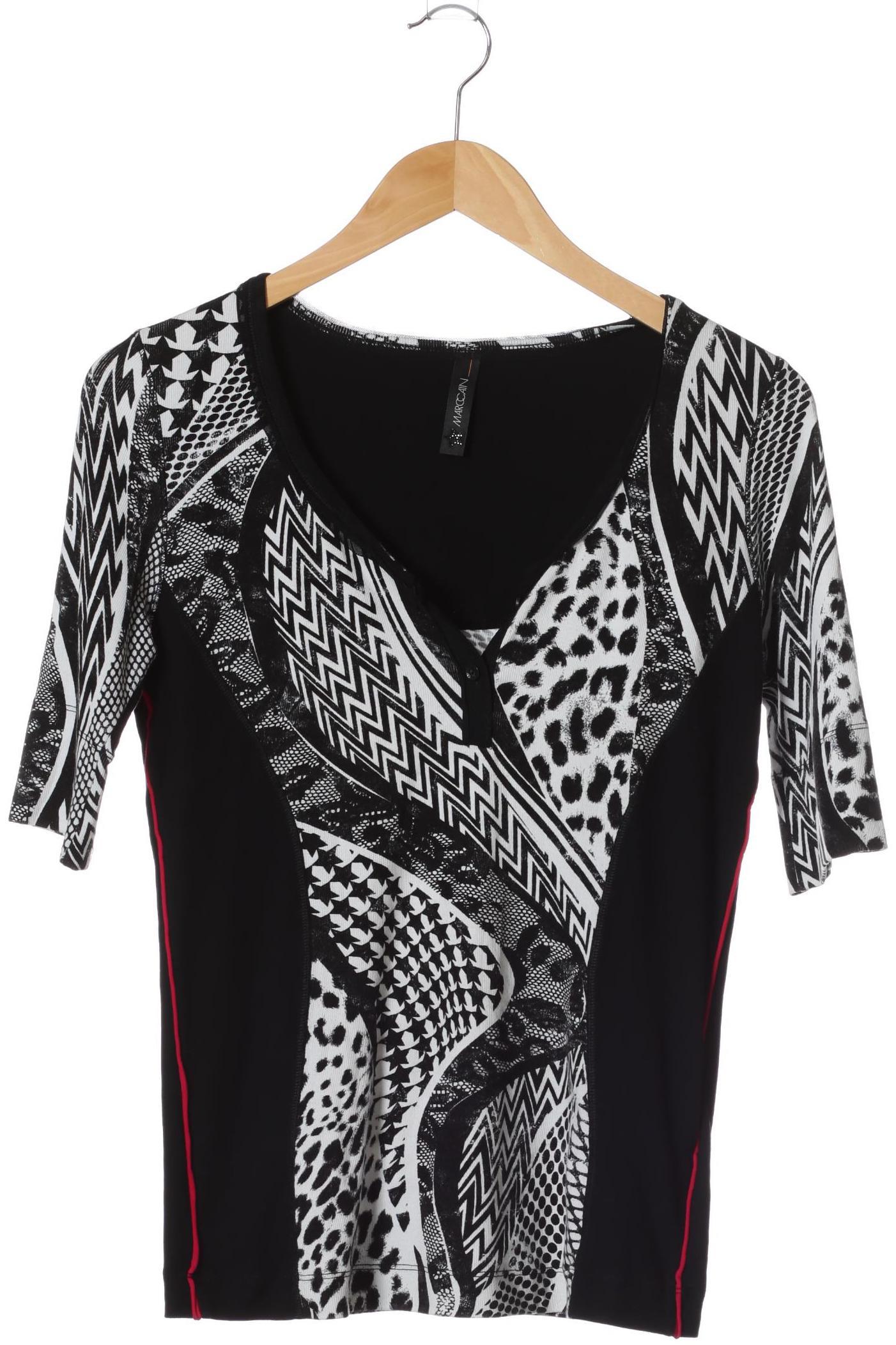 

Marc Cain Damen T-Shirt, schwarz, Gr.