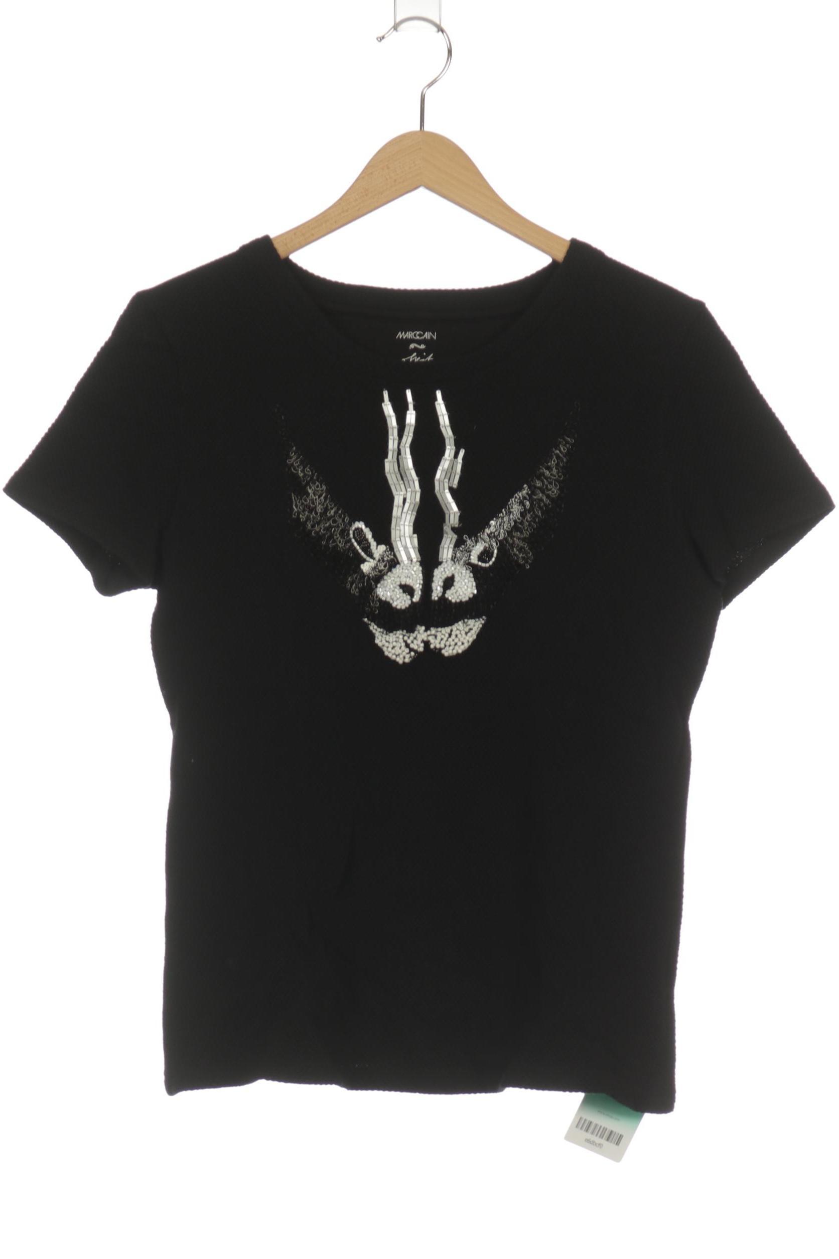 

Marc Cain Damen T-Shirt, schwarz, Gr.