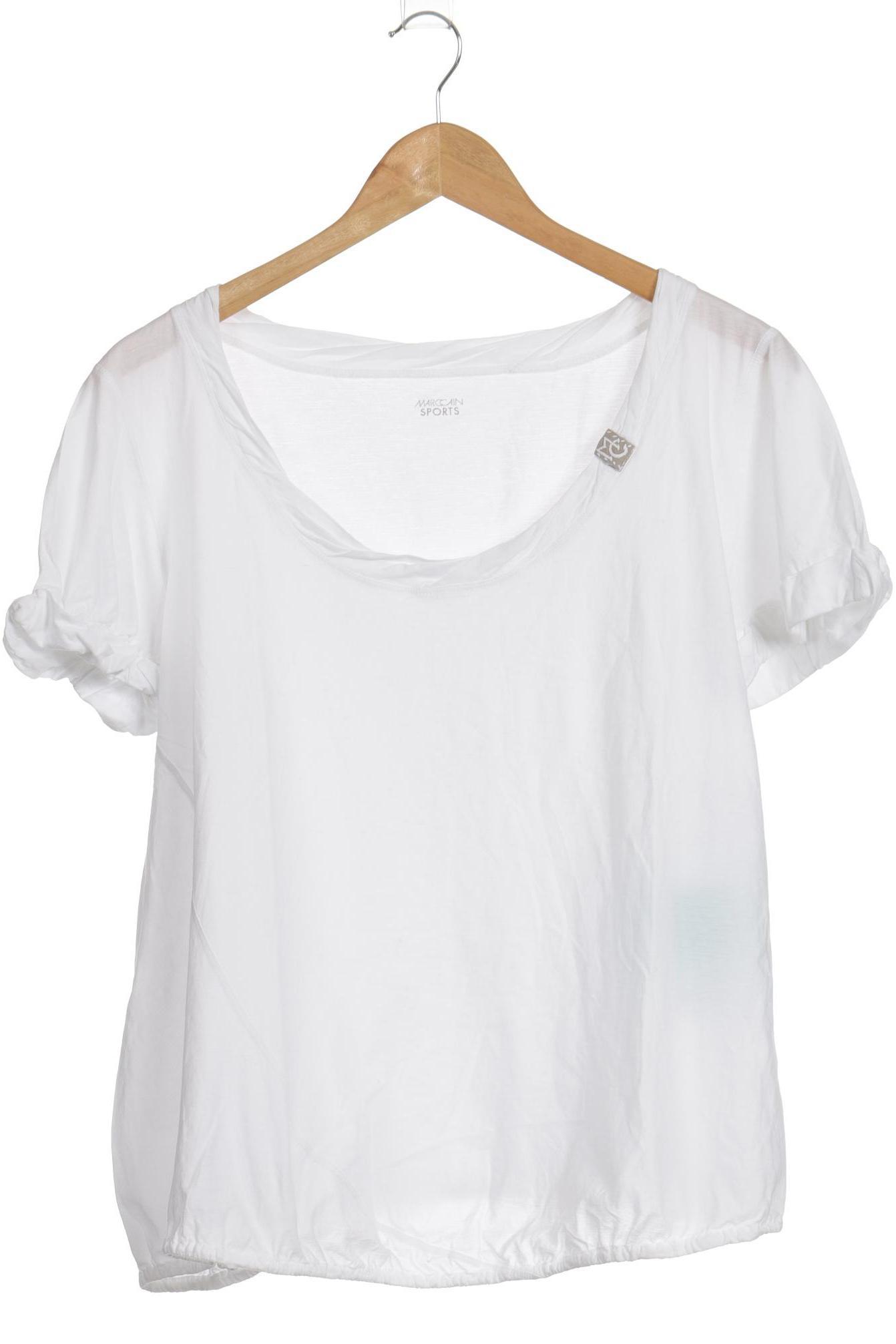 

Marc Cain Damen T-Shirt, weiß, Gr.
