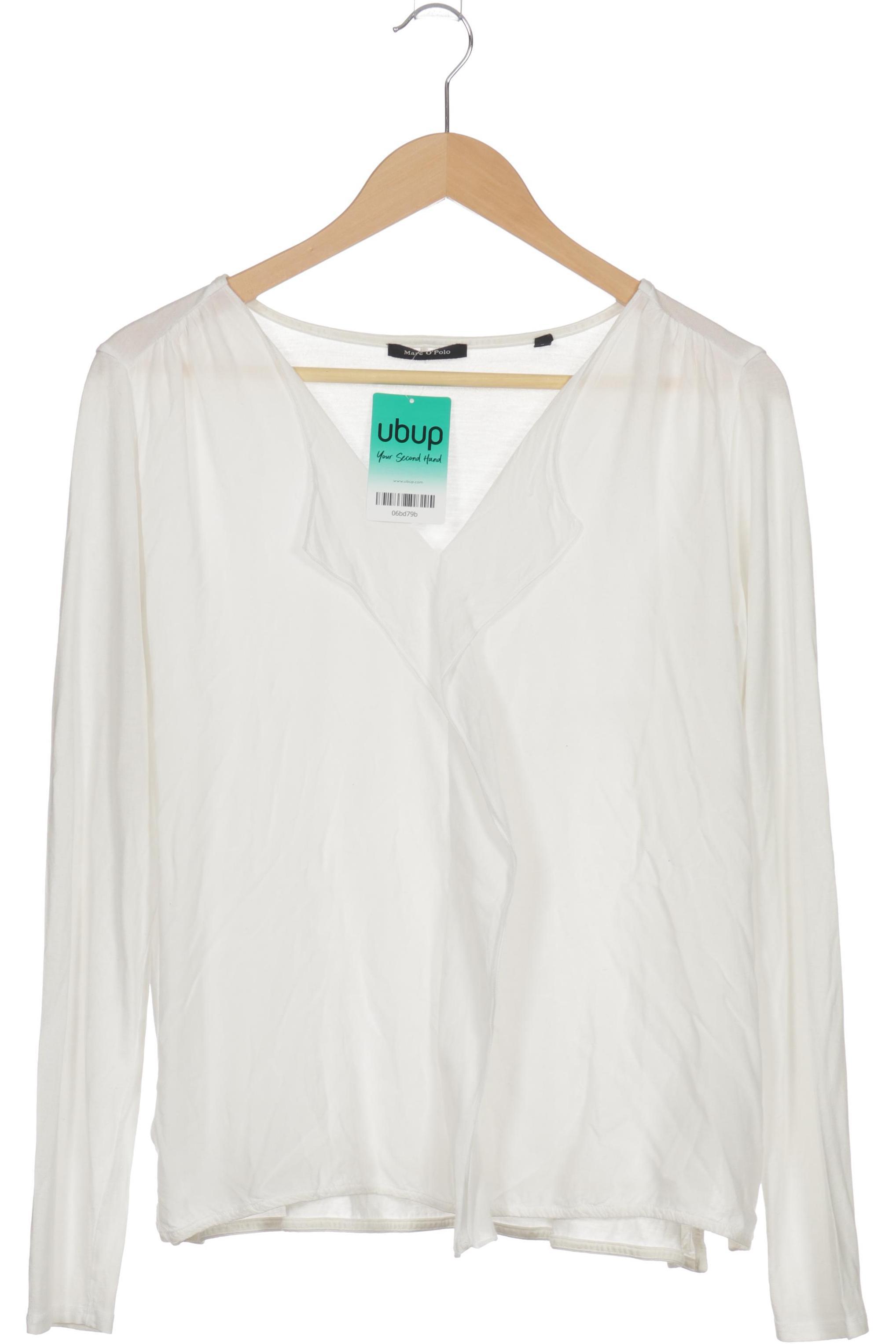 

Marc O Polo Damen Langarmshirt, weiß, Gr.