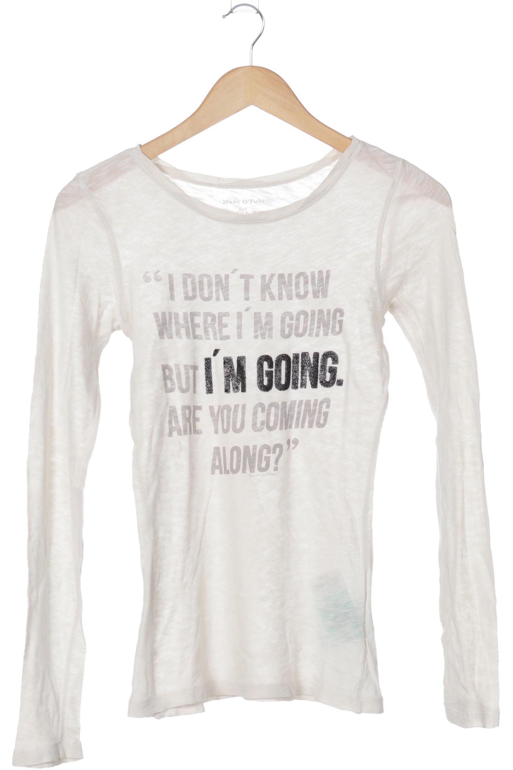 

Marc O Polo Damen Langarmshirt, weiß, Gr.