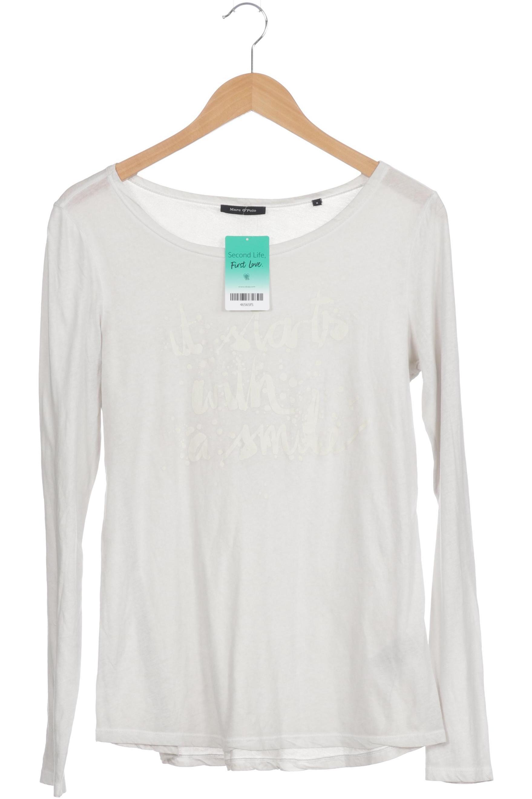 

Marc O Polo Damen Langarmshirt, weiß, Gr.