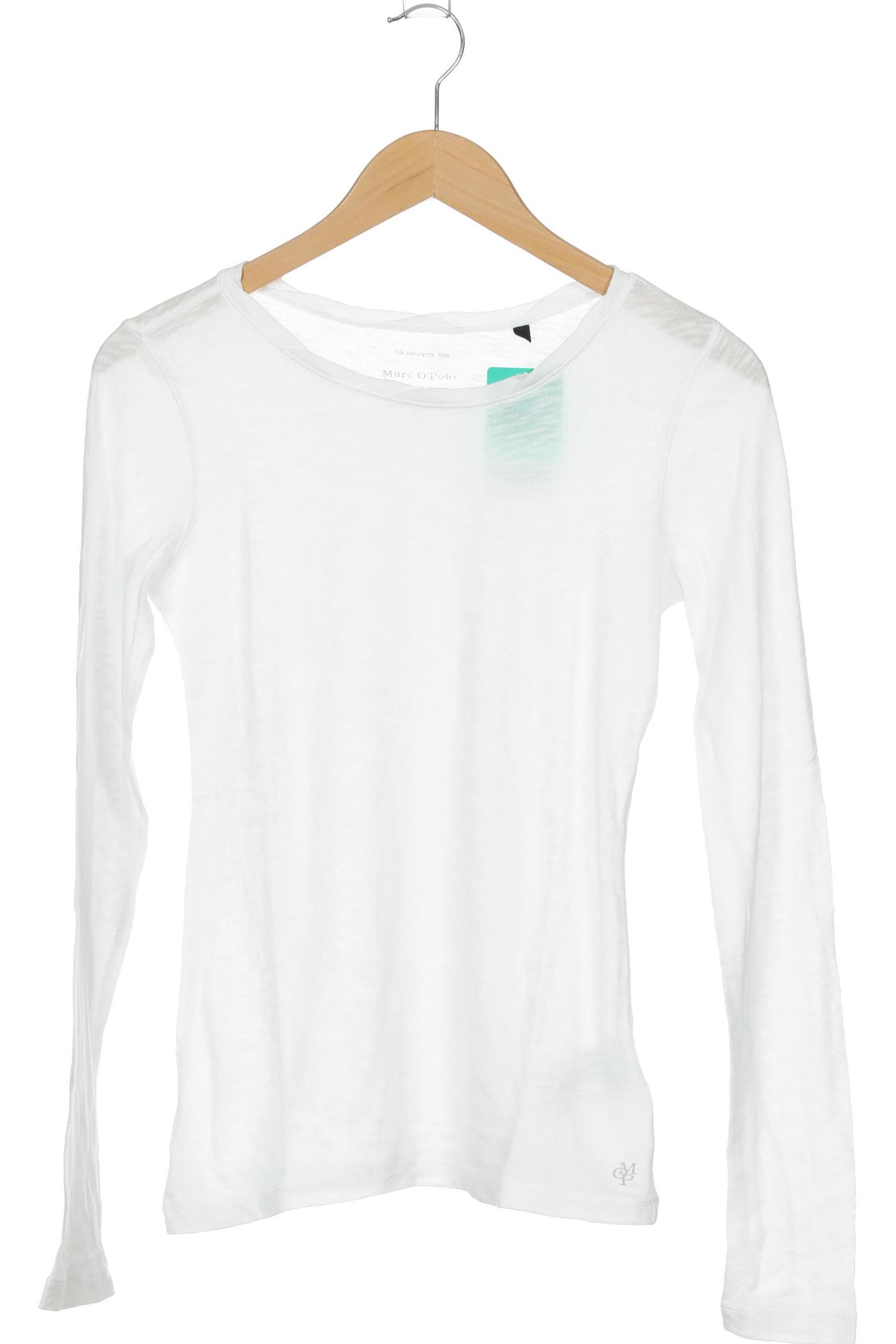 

Marc O Polo Damen Langarmshirt, weiß, Gr.