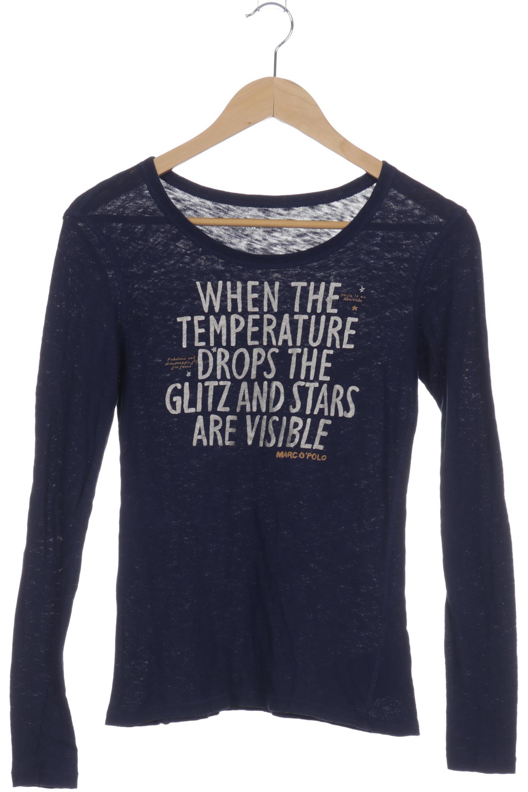 

Marc O Polo Damen Langarmshirt, blau, Gr.