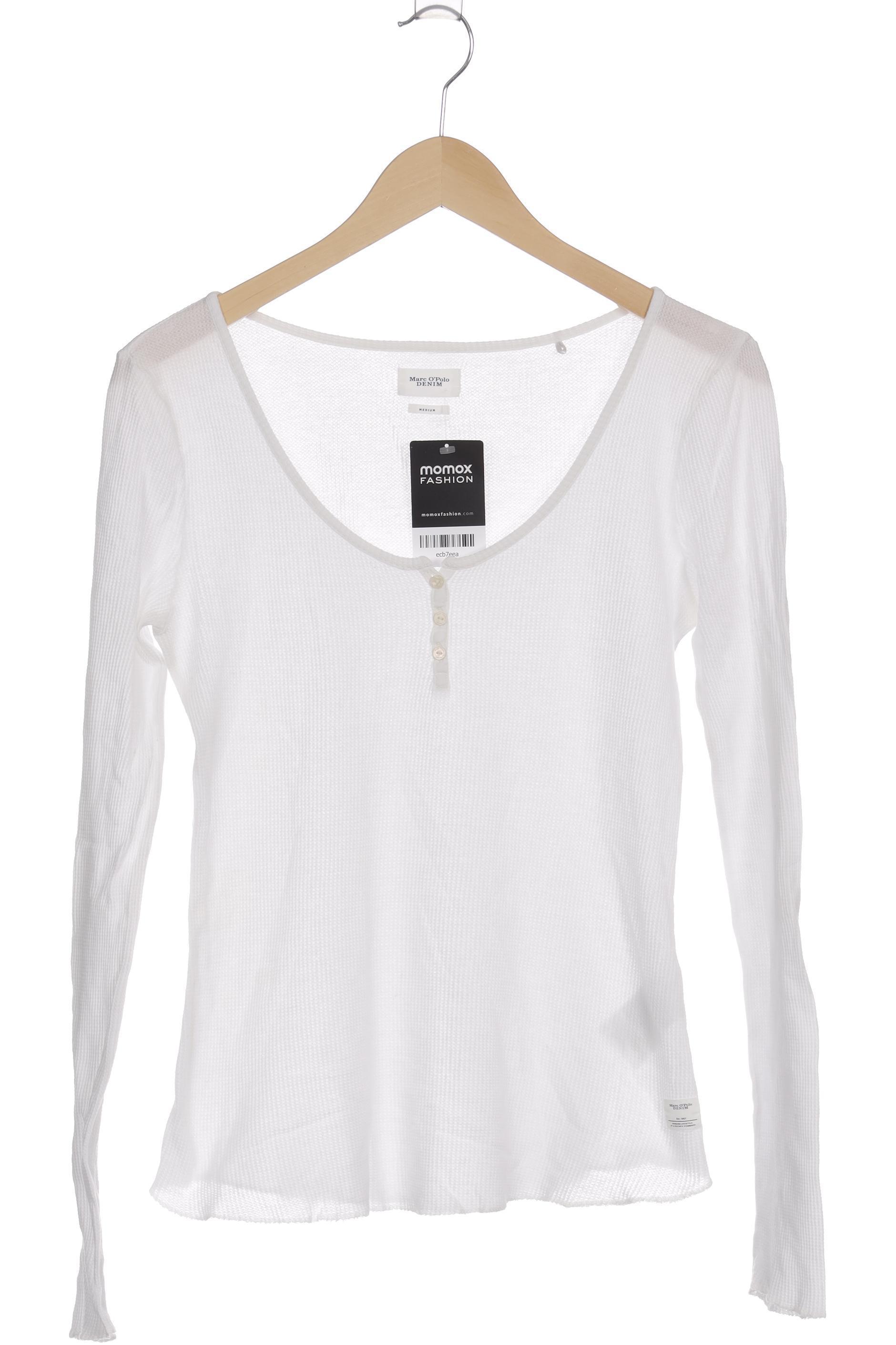 

Marc O Polo Damen Langarmshirt, weiß, Gr.