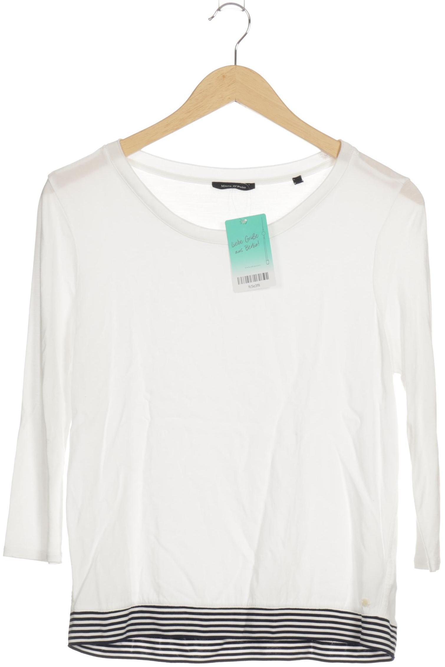 

Marc O Polo Damen Langarmshirt, weiß, Gr.
