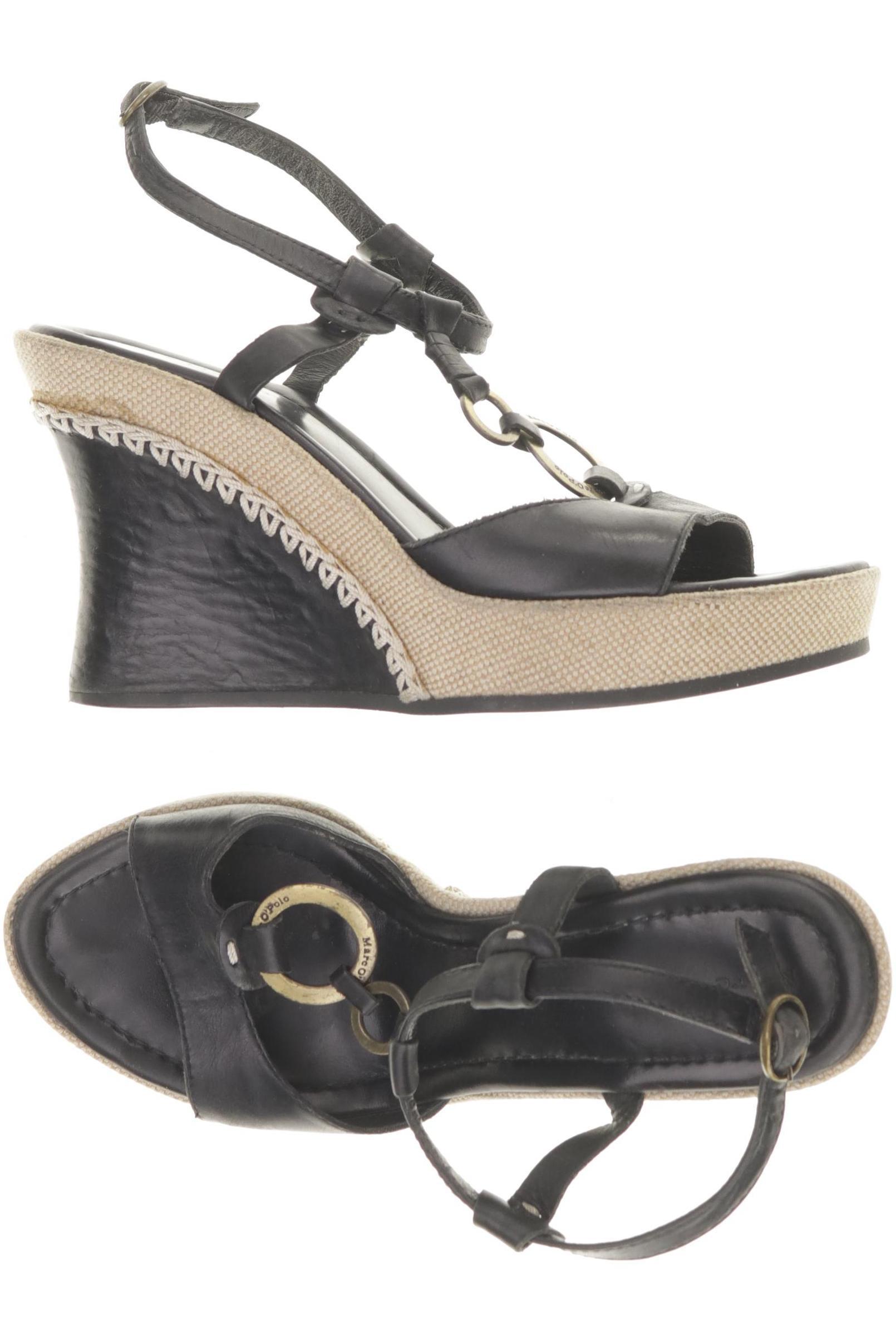 

Marc O Polo Damen Sandale, schwarz, Gr. 36
