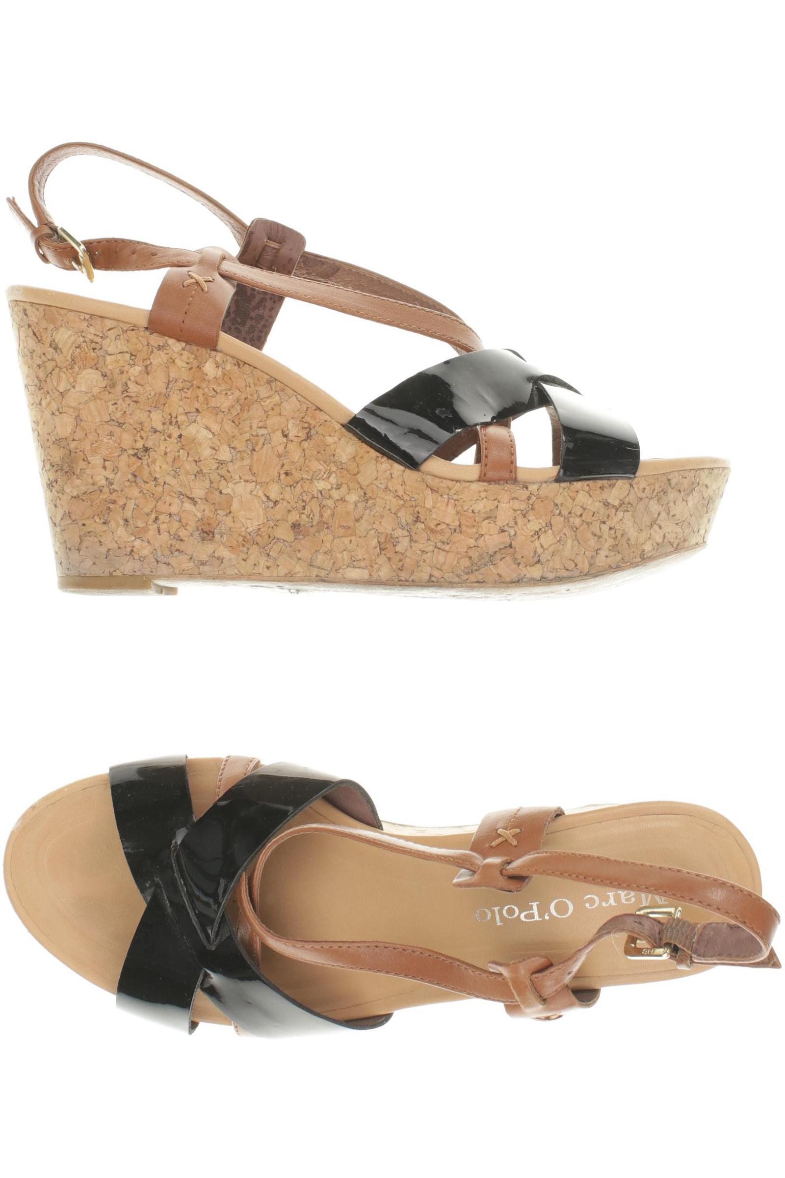 

Marc O Polo Damen Sandale, schwarz, Gr. 5.5
