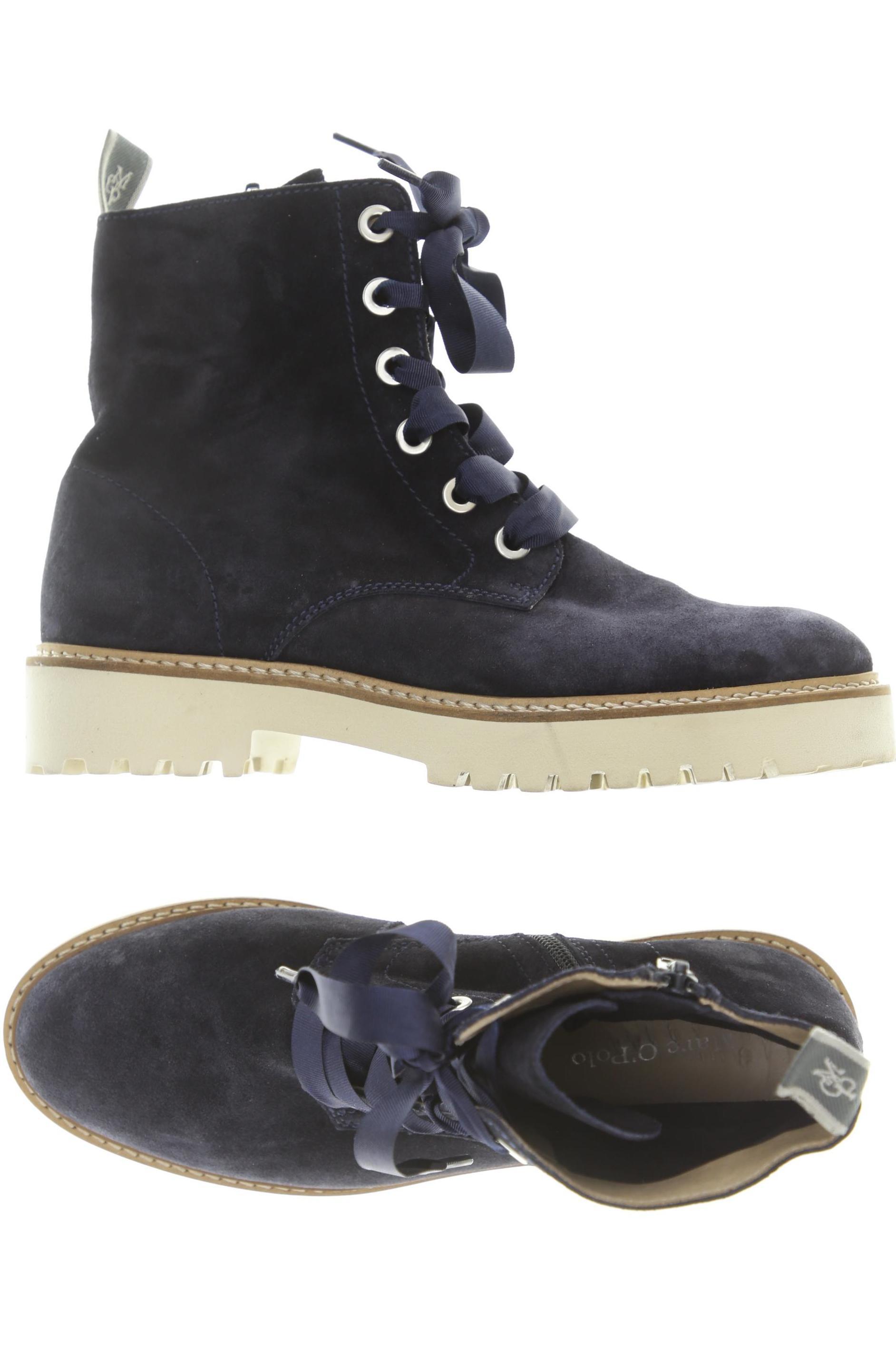 Thumbnail - Marc O Polo Damen Stiefelette, blau, Gr. 5