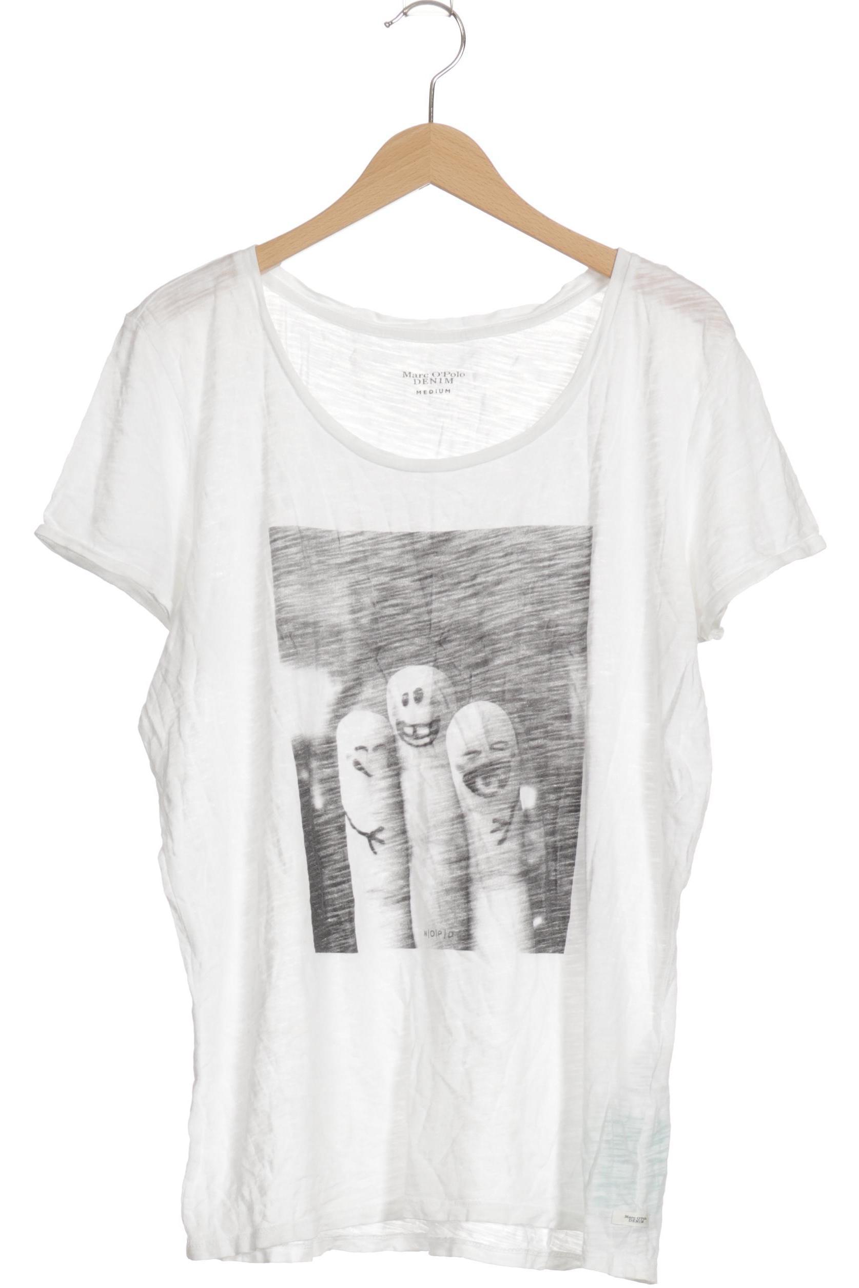 

Marc O Polo Damen T-Shirt, weiß, Gr.