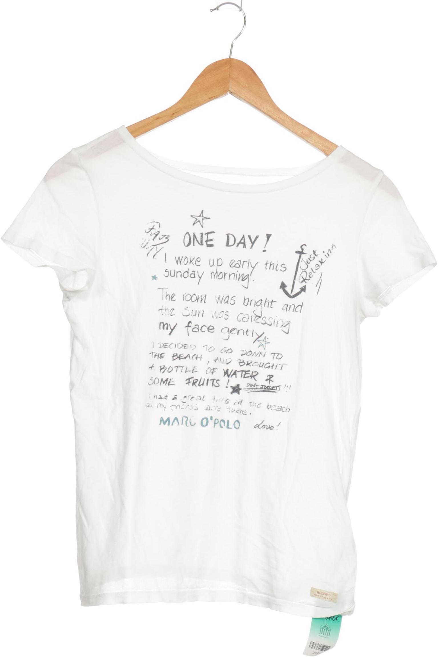 

Marc O Polo Damen T-Shirt, weiß, Gr.