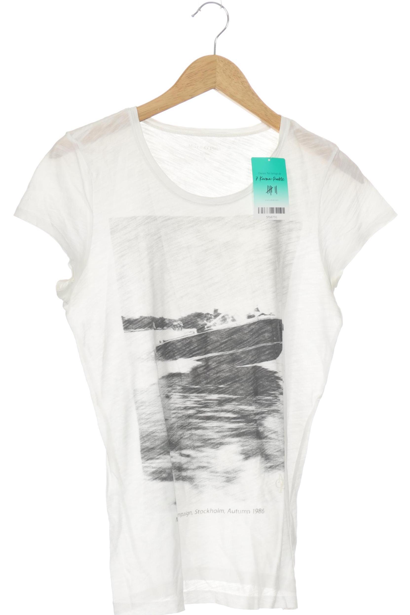 

Marc O Polo Damen T-Shirt, weiß, Gr.