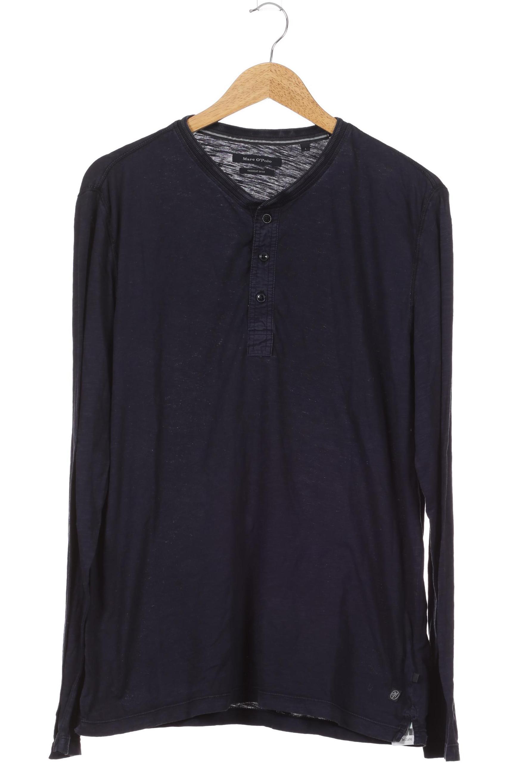 

Marc O Polo Herren Langarmshirt, blau, Gr.