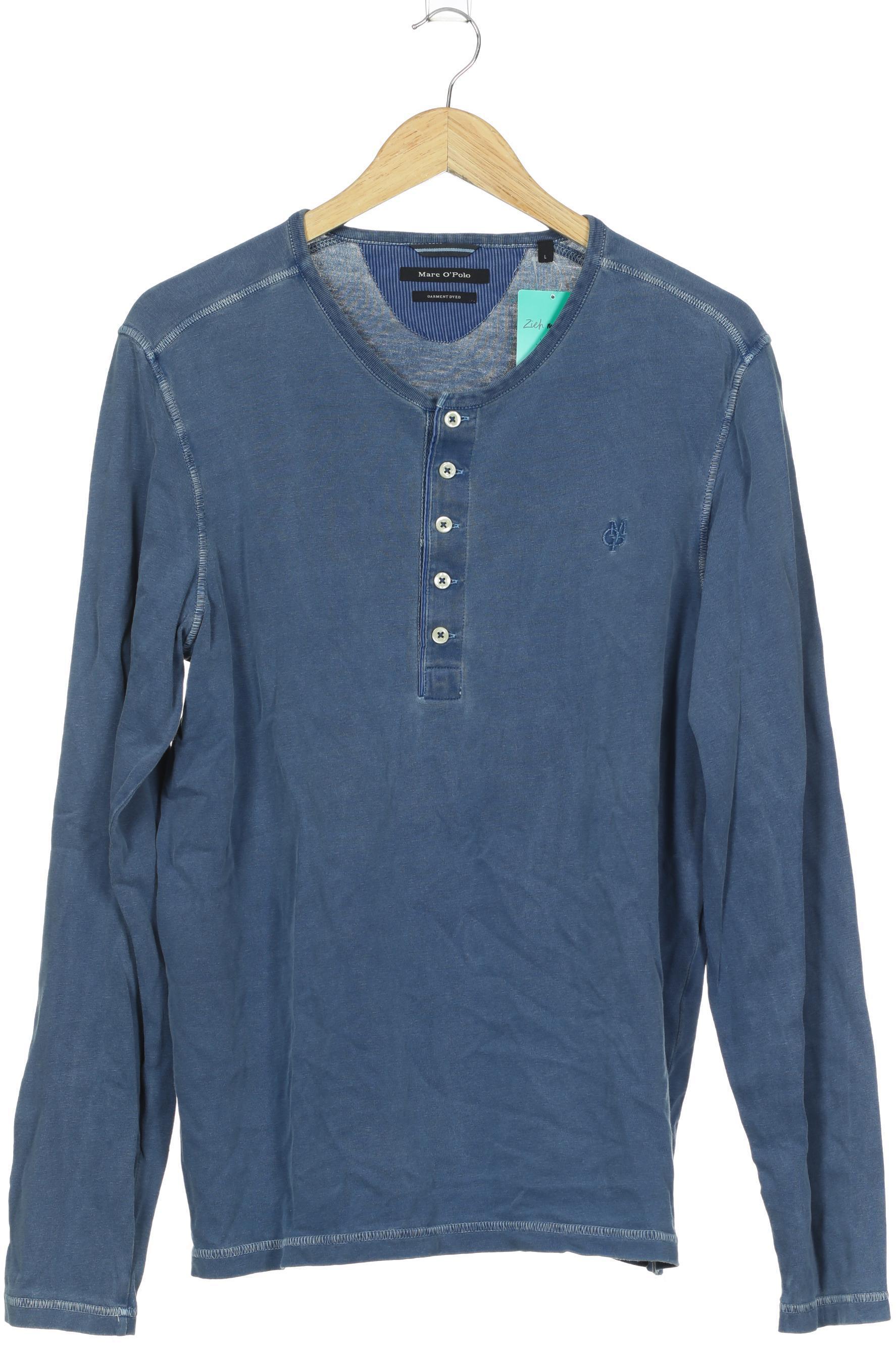 

Marc O Polo Herren Langarmshirt, blau, Gr.
