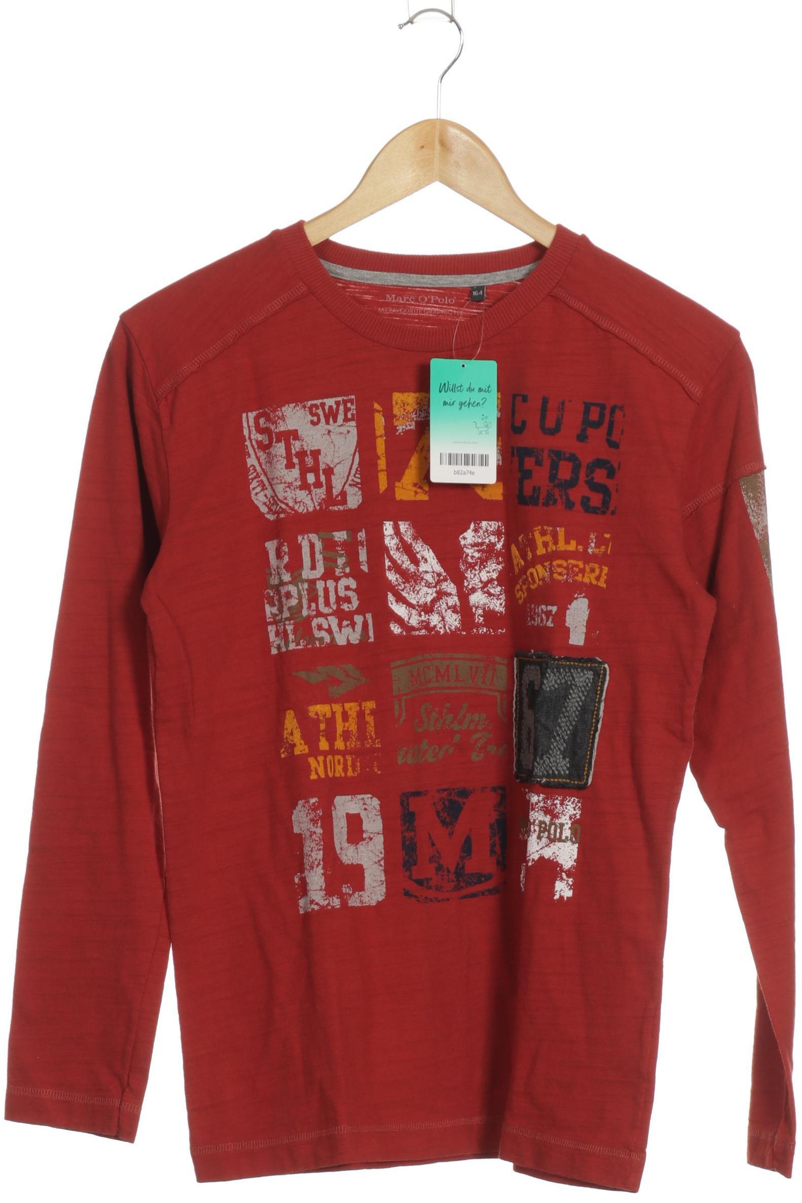 

Marc O Polo Jungen Langarmshirt, rot, Gr. 164