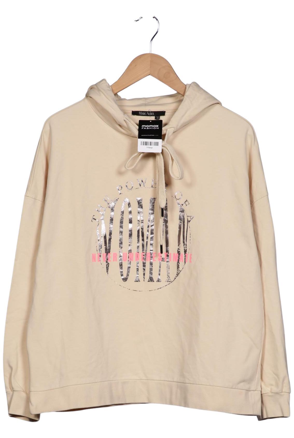 Thumbnail - Marc Aurel Damen Kapuzenpullover, beige, Gr. 40