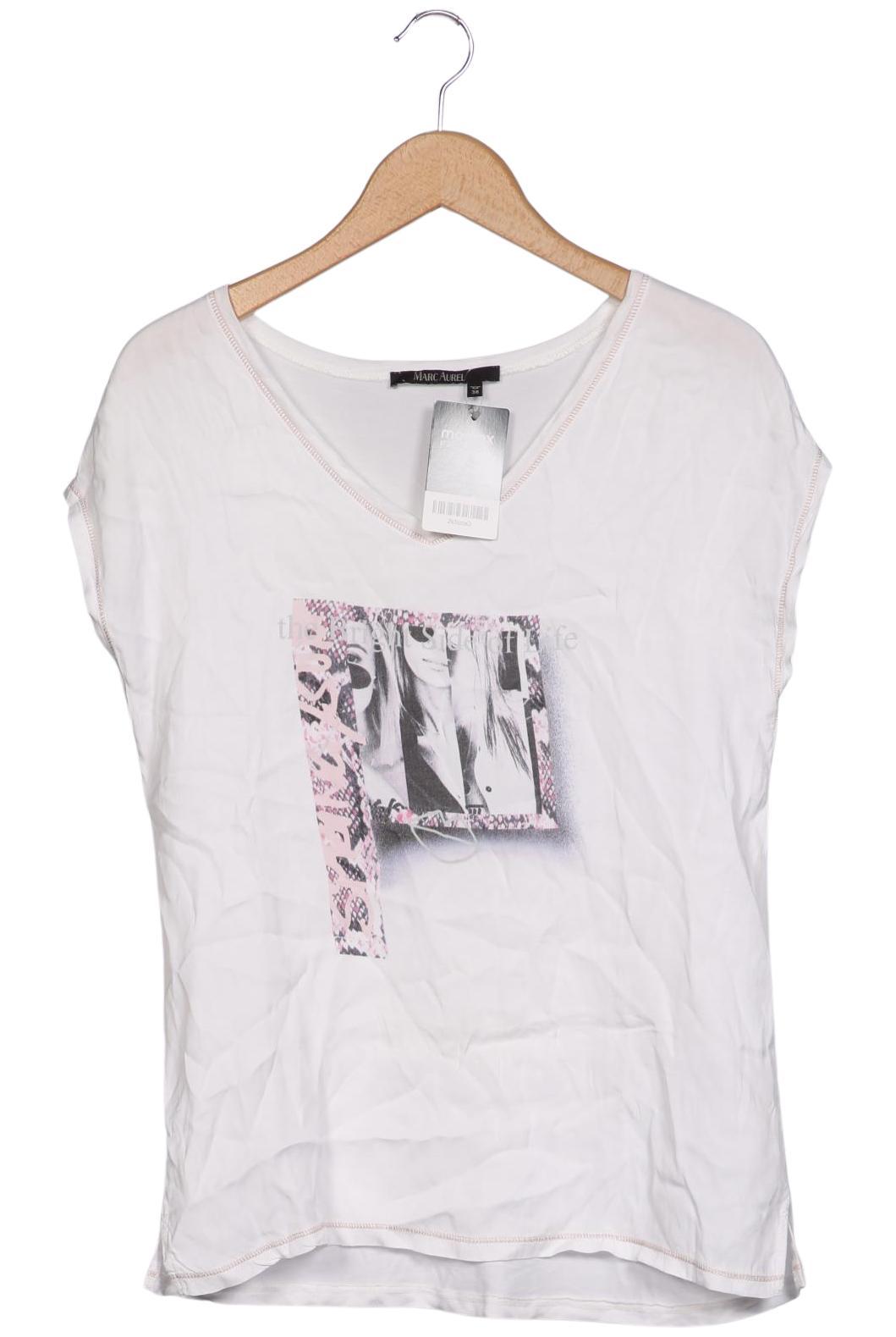 

Marc Aurel Damen T-Shirt, cremeweiß, Gr. 36