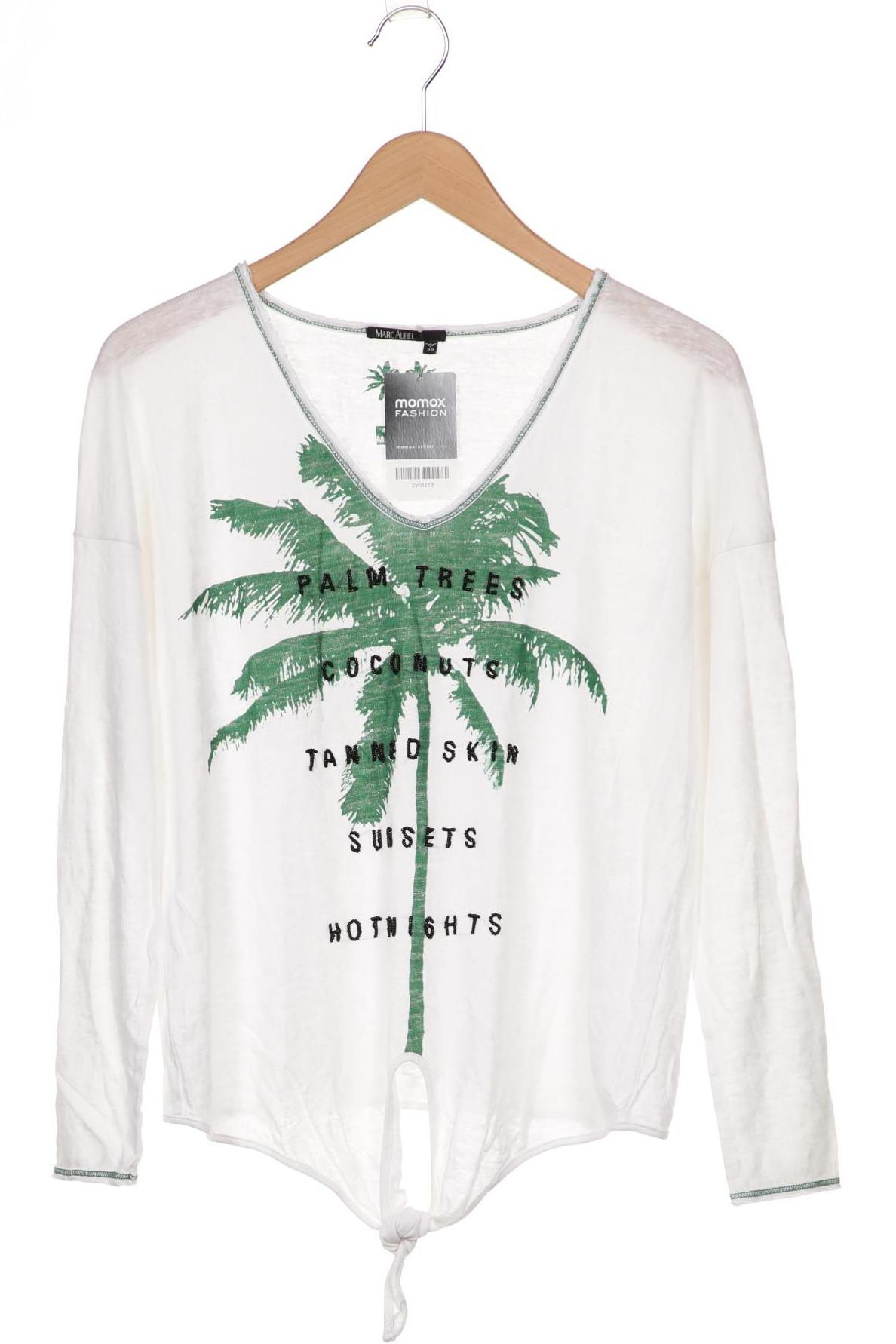 

MARC AUREL Damen Langarmshirt, weiß