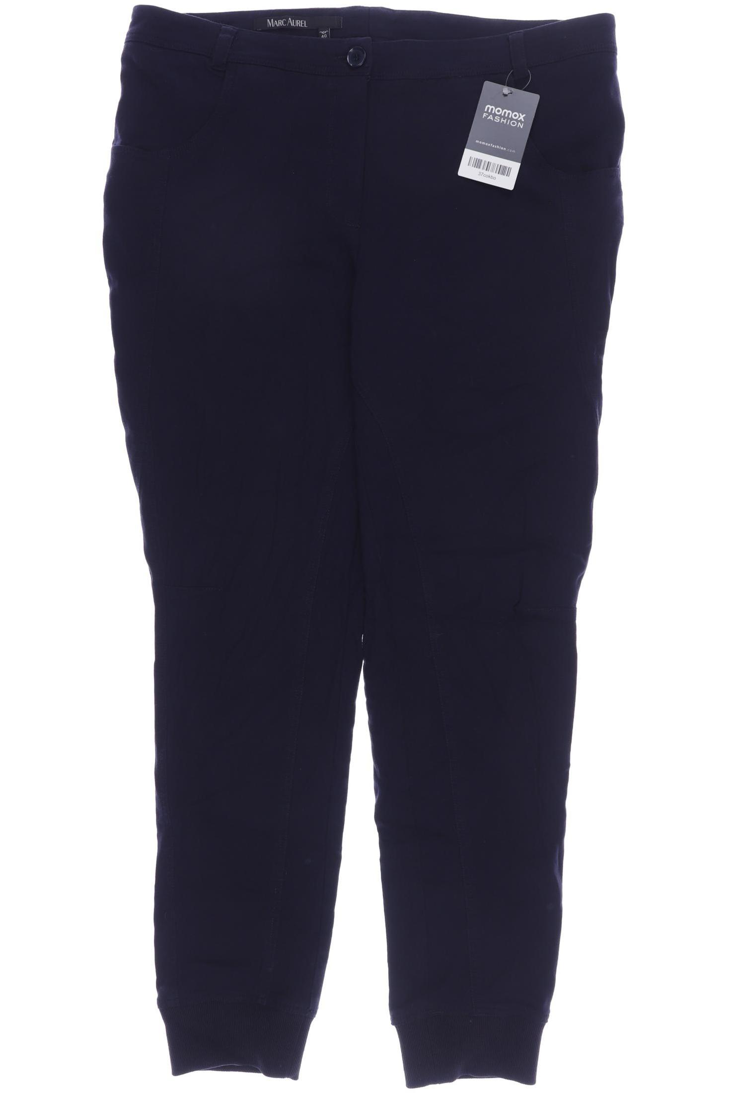 

MARC AUREL Damen Stoffhose, marineblau