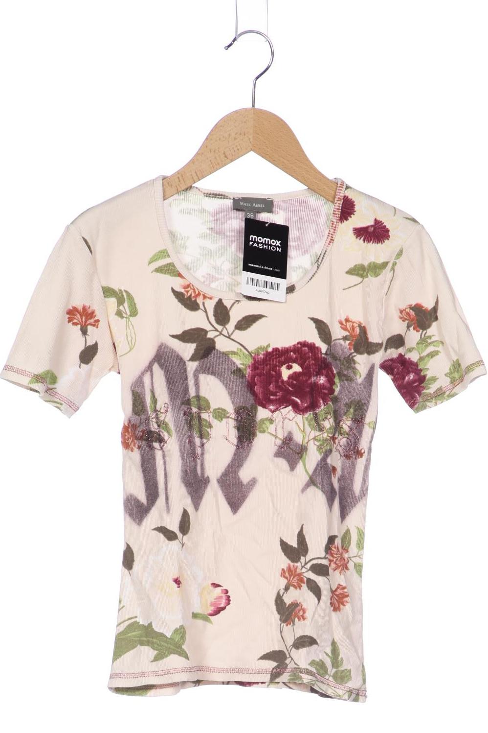 

Marc Aurel Damen T-Shirt, cremeweiß, Gr. 36