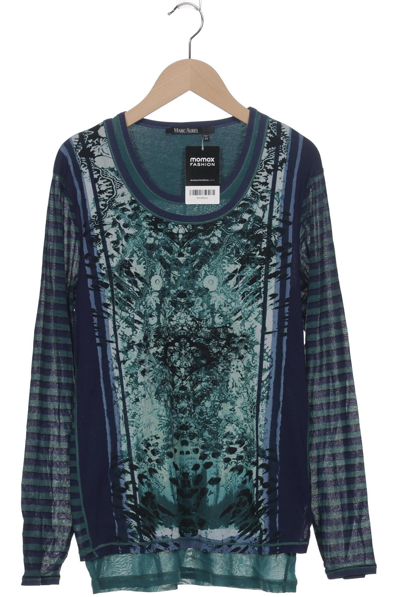 

Marc Aurel Damen Langarmshirt, türkis, Gr. 44