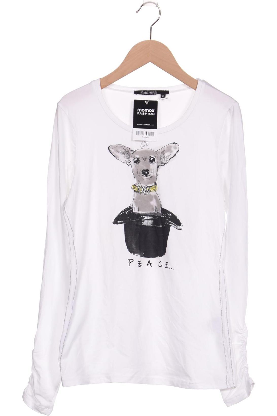 

MARC AUREL Damen Langarmshirt, weiß