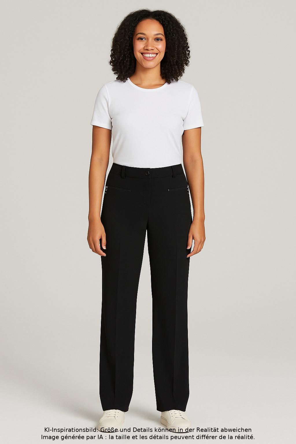 

Marc Aurel Damen Stoffhose, schwarz, Gr. 38