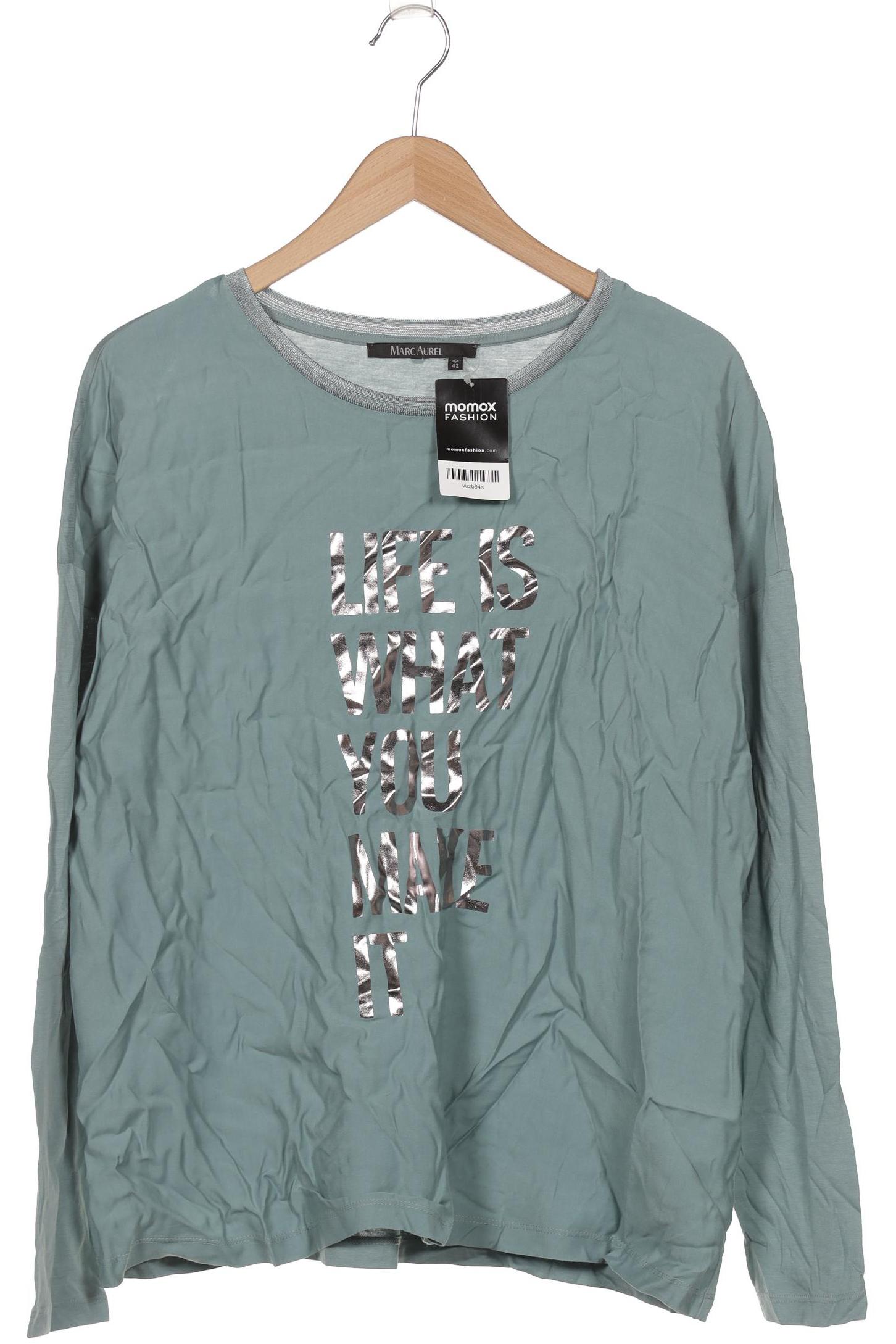 

Marc Aurel Damen Langarmshirt, türkis, Gr. 40