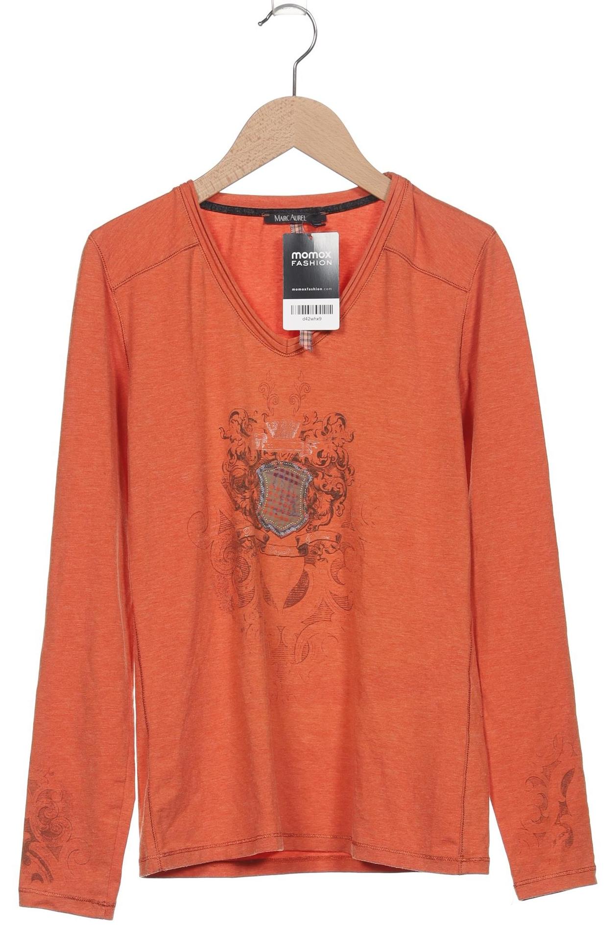 

Marc Aurel Damen Langarmshirt, orange, Gr. 36