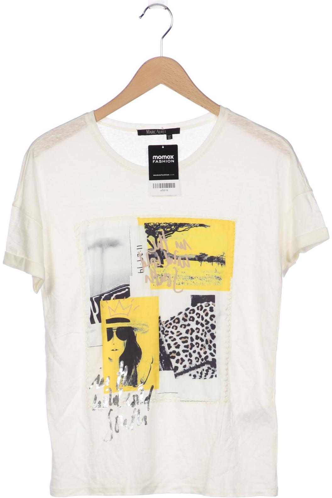 

MARC AUREL Damen T-Shirt, cremeweiß