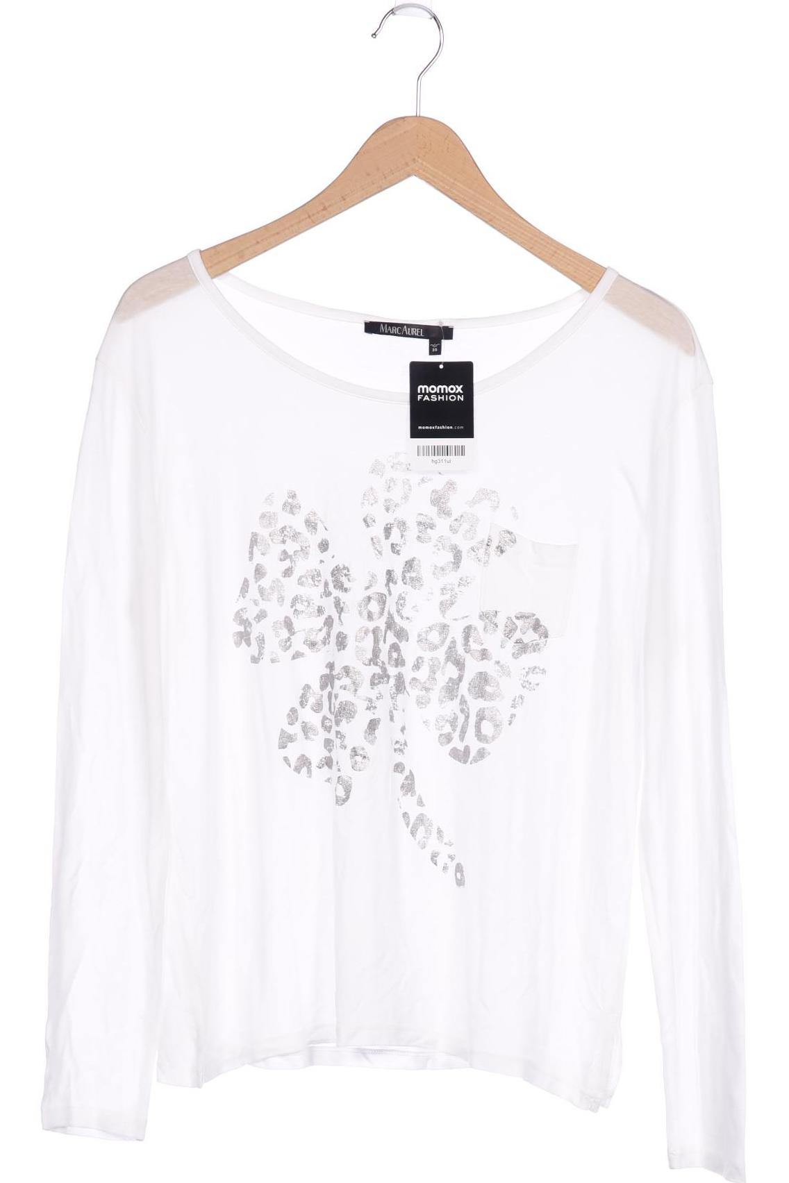 

MARC AUREL Damen Langarmshirt, weiß
