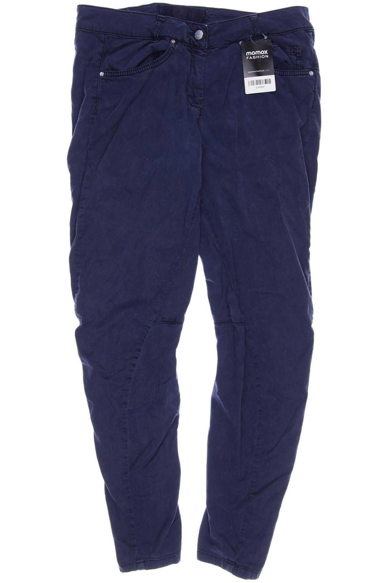 

MARC AUREL Damen Stoffhose, marineblau
