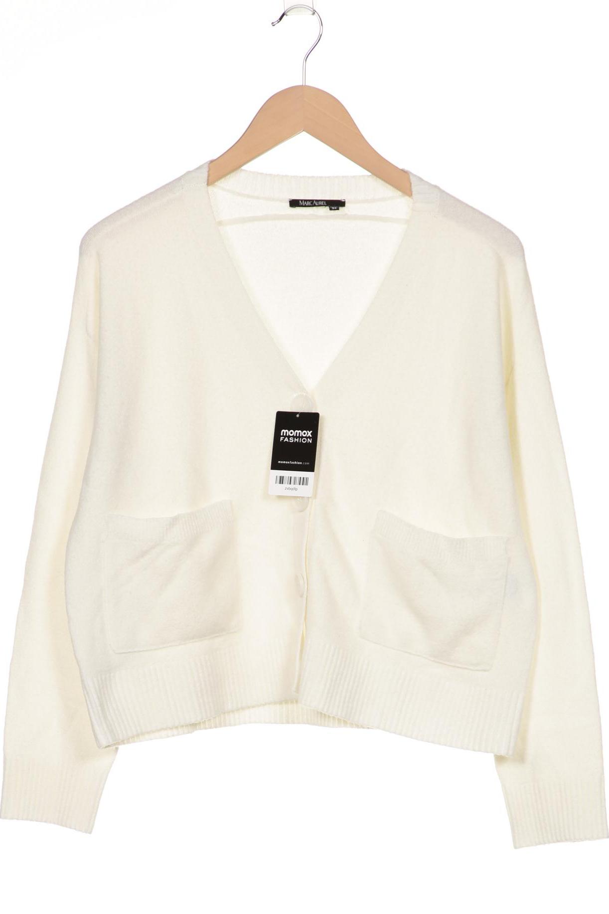 

MARC AUREL Damen Strickjacke, cremeweiß