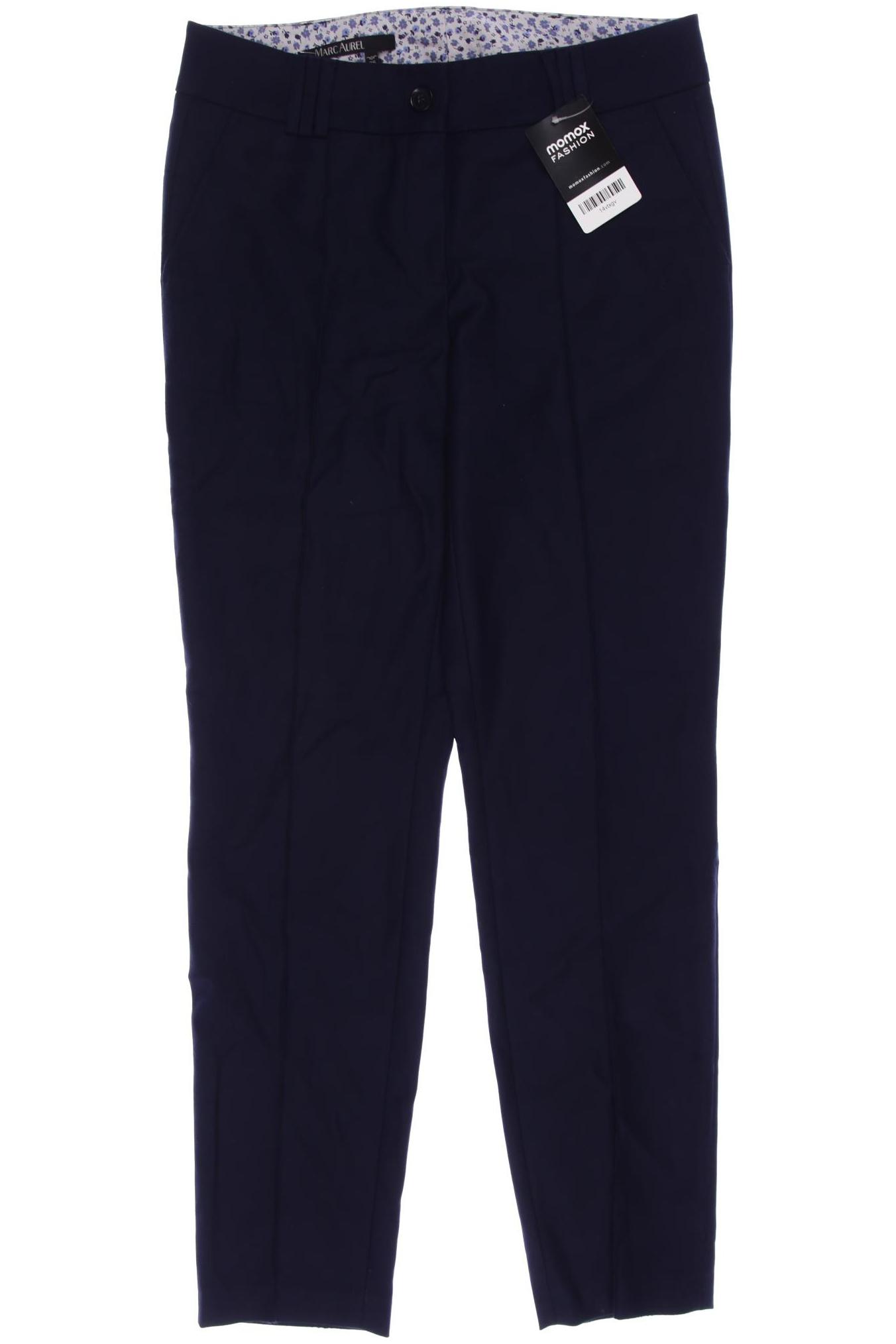 

MARC AUREL Damen Stoffhose, marineblau