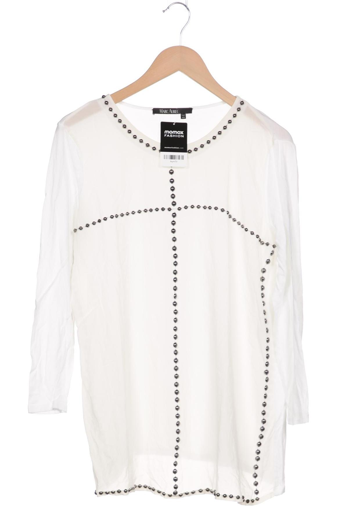 

MARC AUREL Damen Langarmshirt, weiß