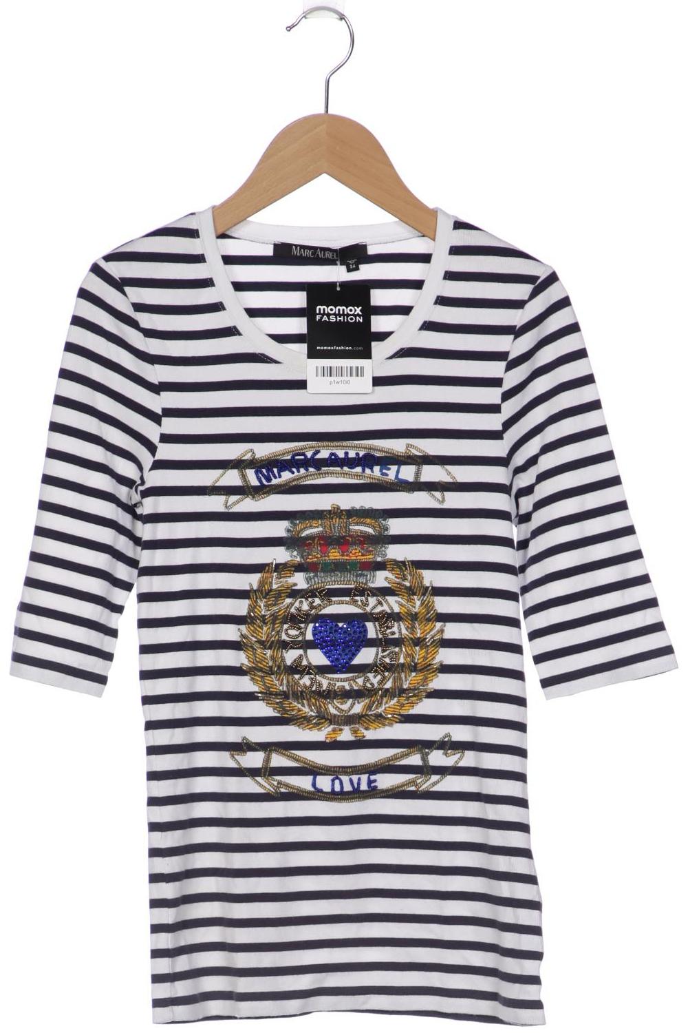 

MARC AUREL Damen Langarmshirt, weiß