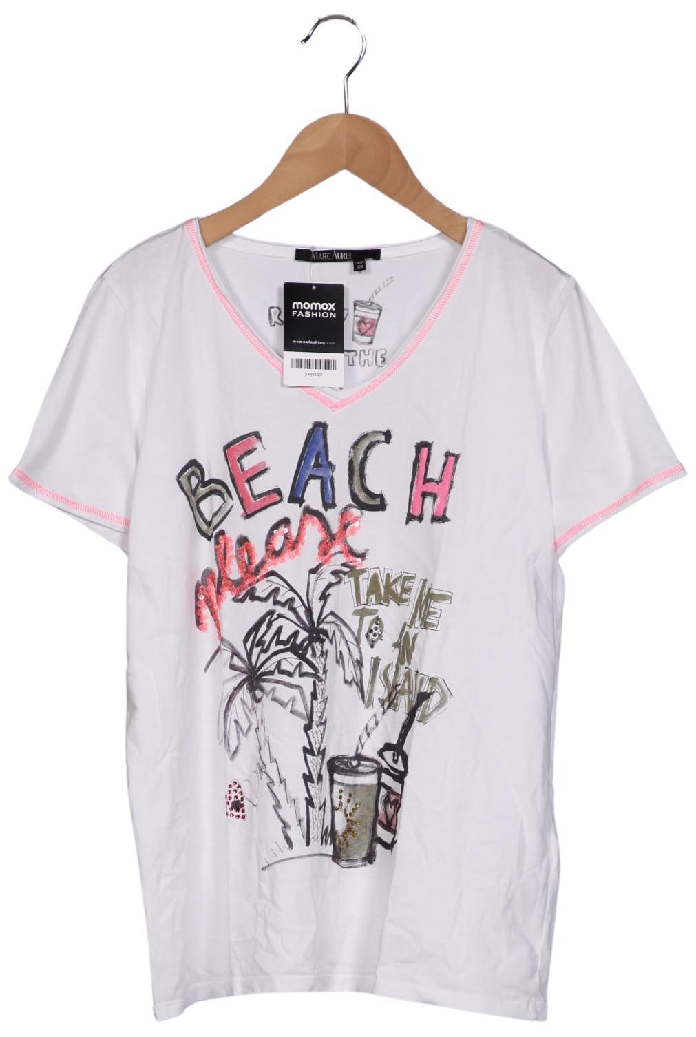

Marc Aurel Damen T-Shirt, weiß, Gr. 38