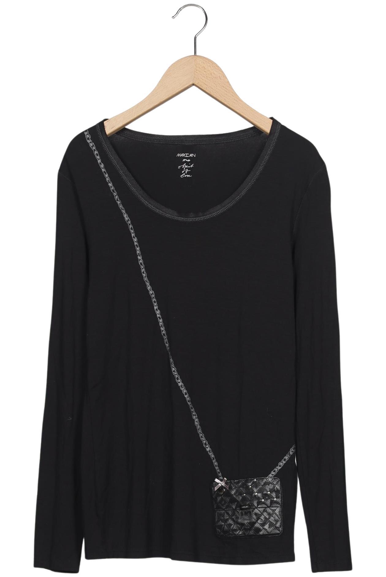 

Marc Cain Damen Langarmshirt, schwarz, Gr. 38