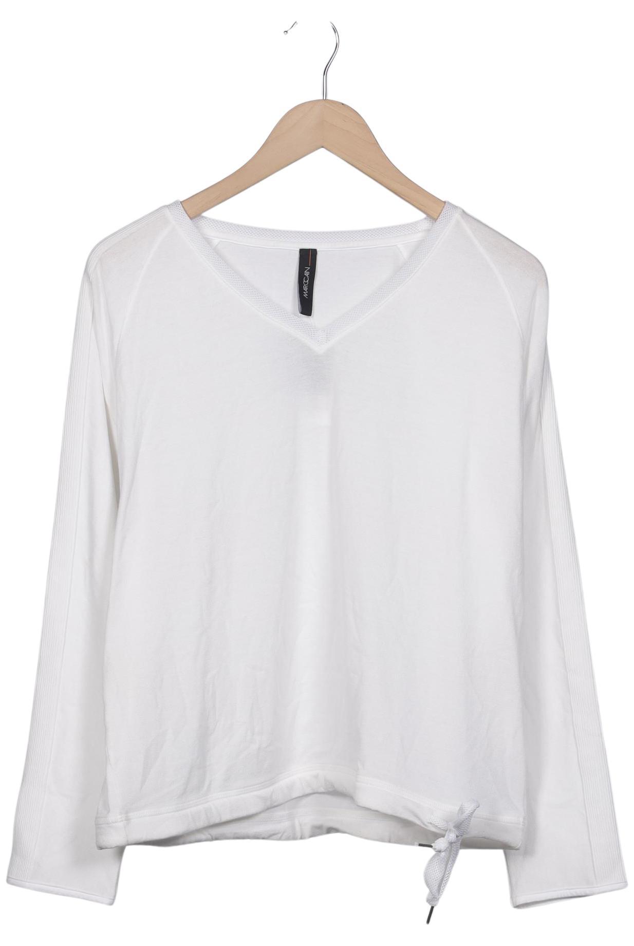 

Marc Cain Damen Langarmshirt, weiß, Gr. 44